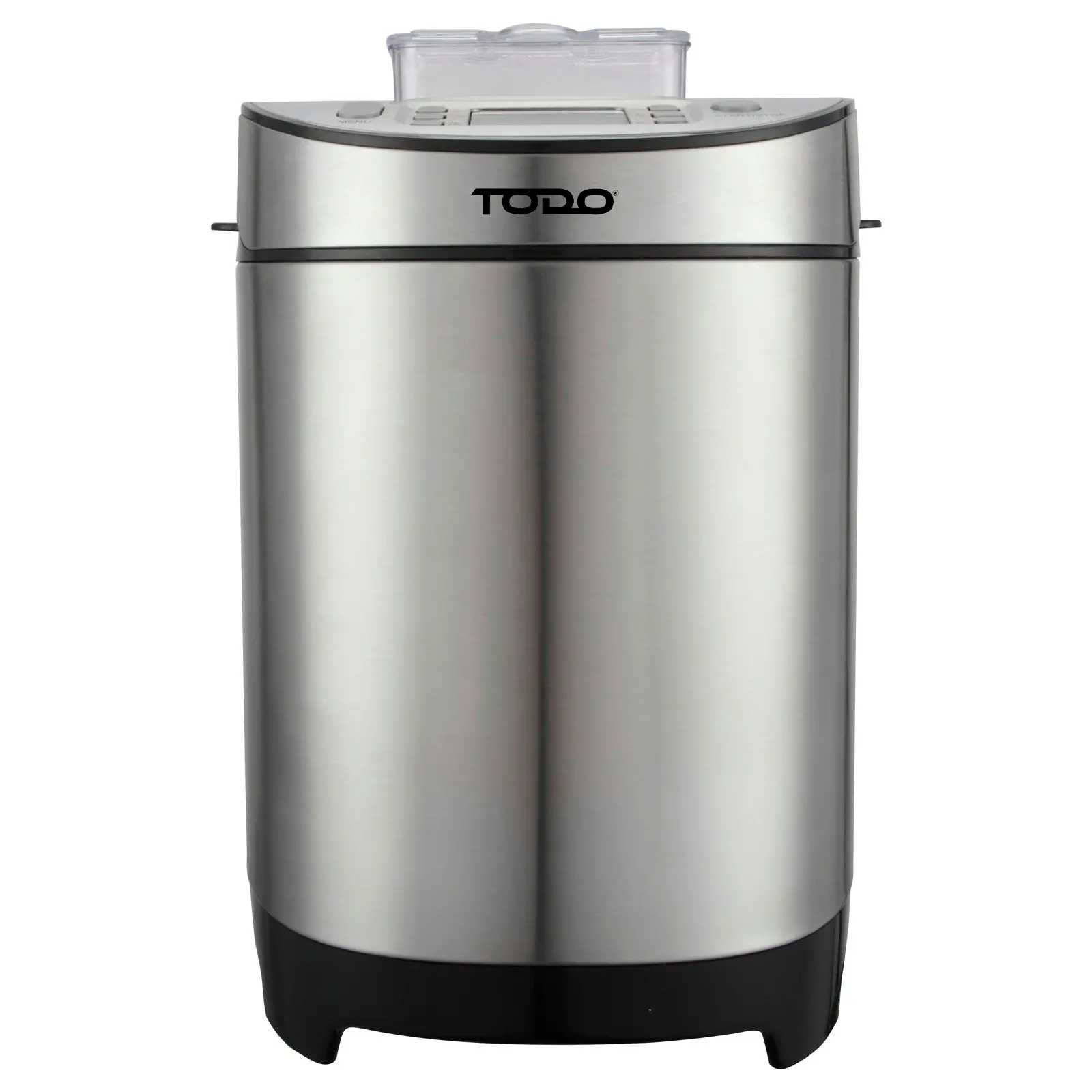 TODO Stainless Steel Bread Maker 13 Programs Menu 550W Power Fruit Nut Dispenser Keep Warm Function