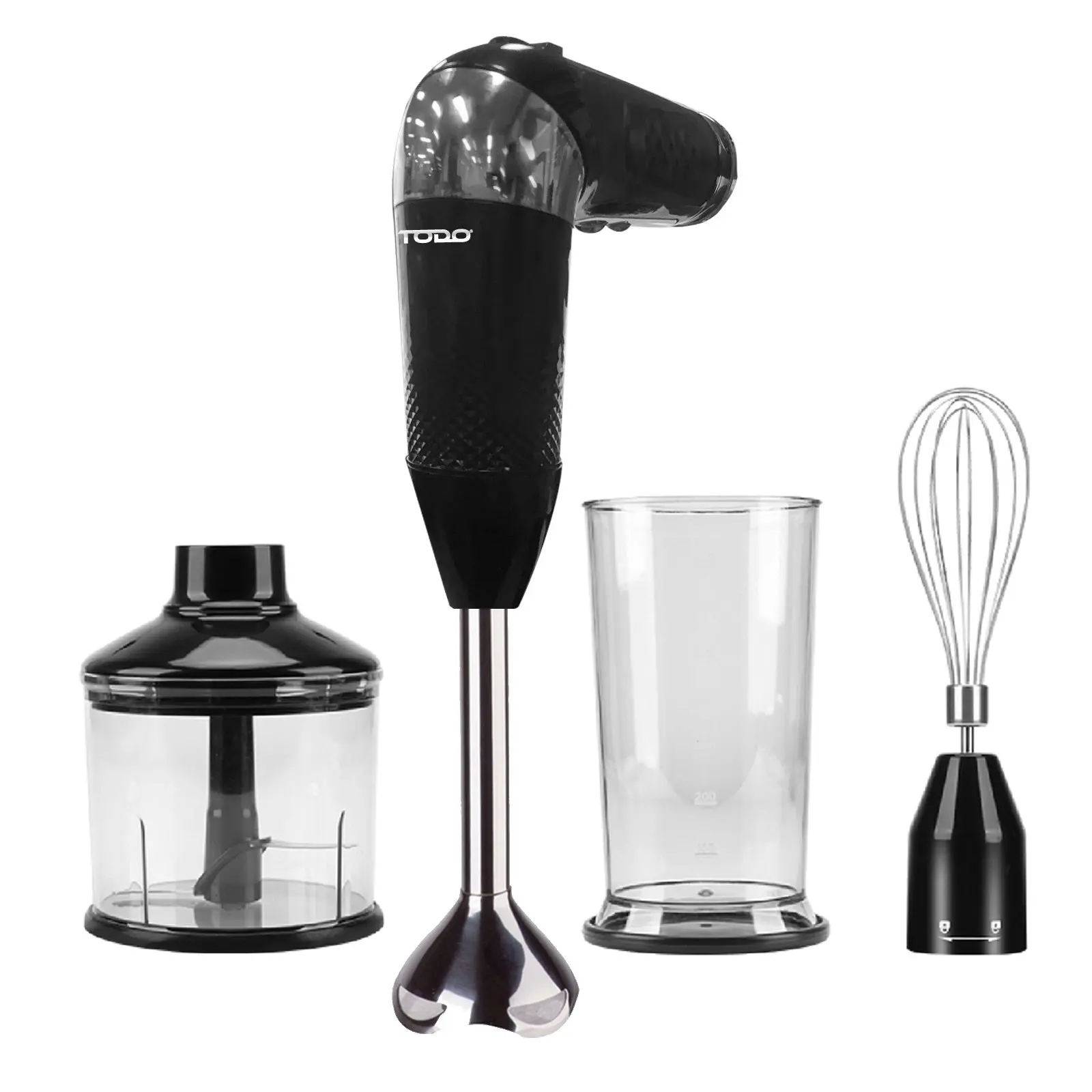 TODO Cordless Stick Blender Food Chopper Whisk 7.4V 2000mAh Handheld Electric Blender