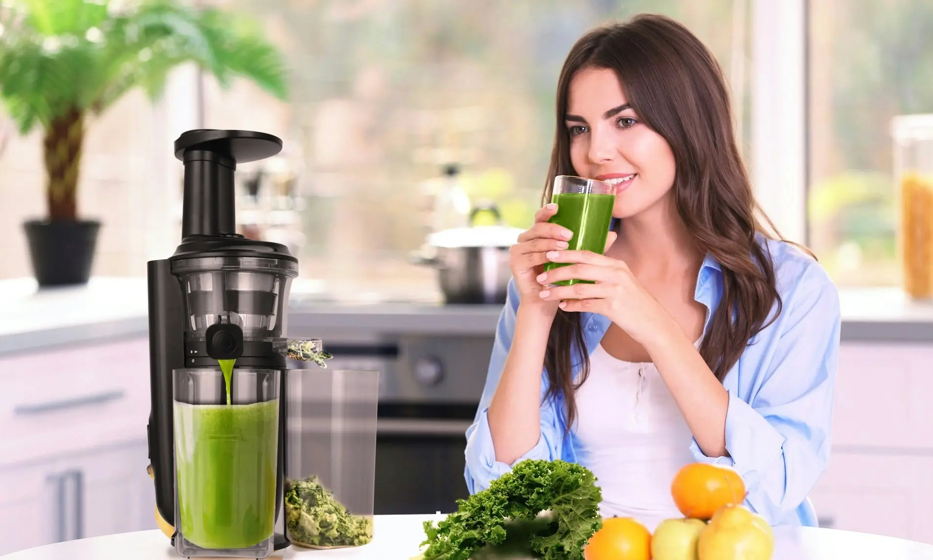 TODO Slow Juicer Cold Press Juice Extractor Processor Healthy Electric Fruit Veggie