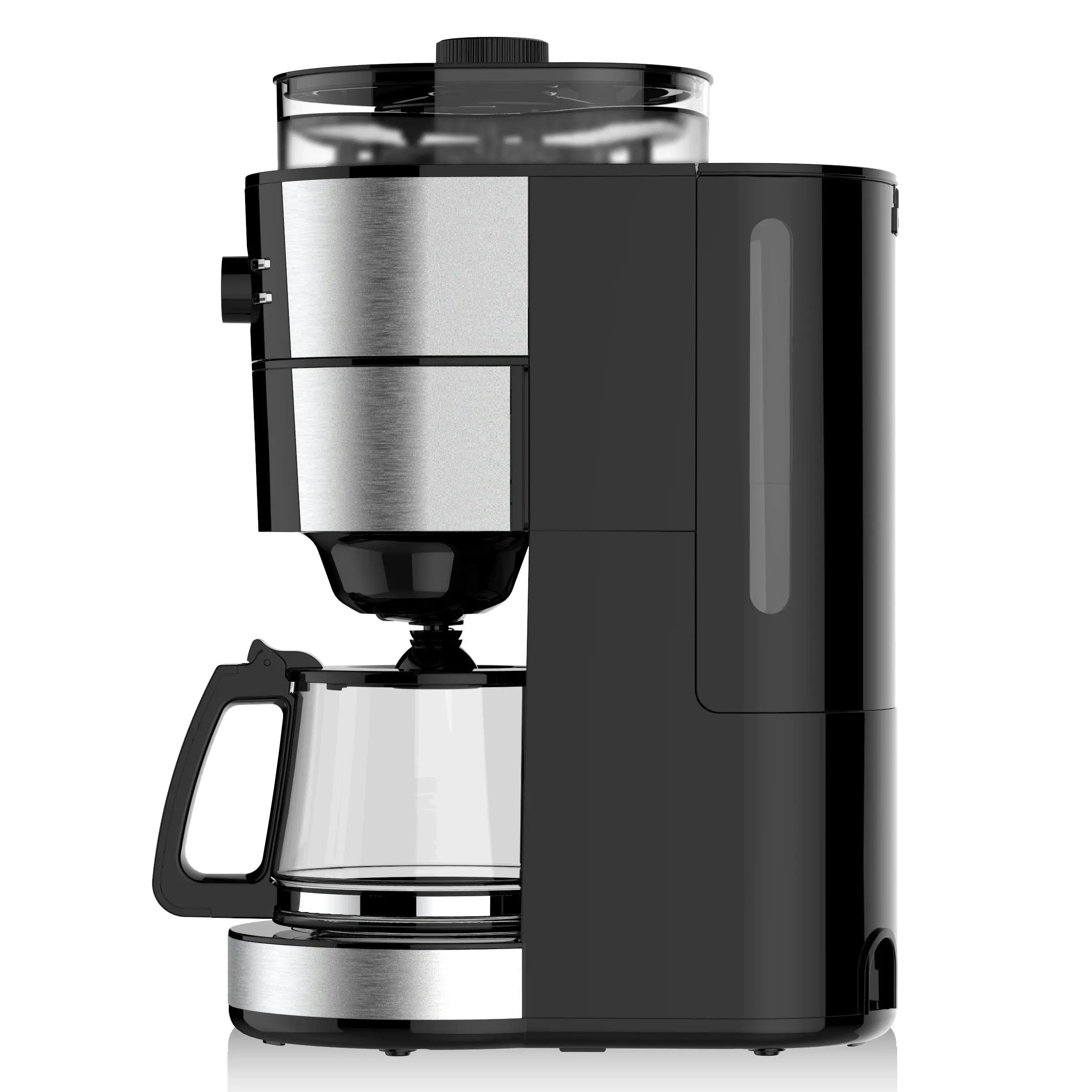 TODO Grind and Brew Coffee Machine Conical Grinder Drip Coffee 1.25L 1000W