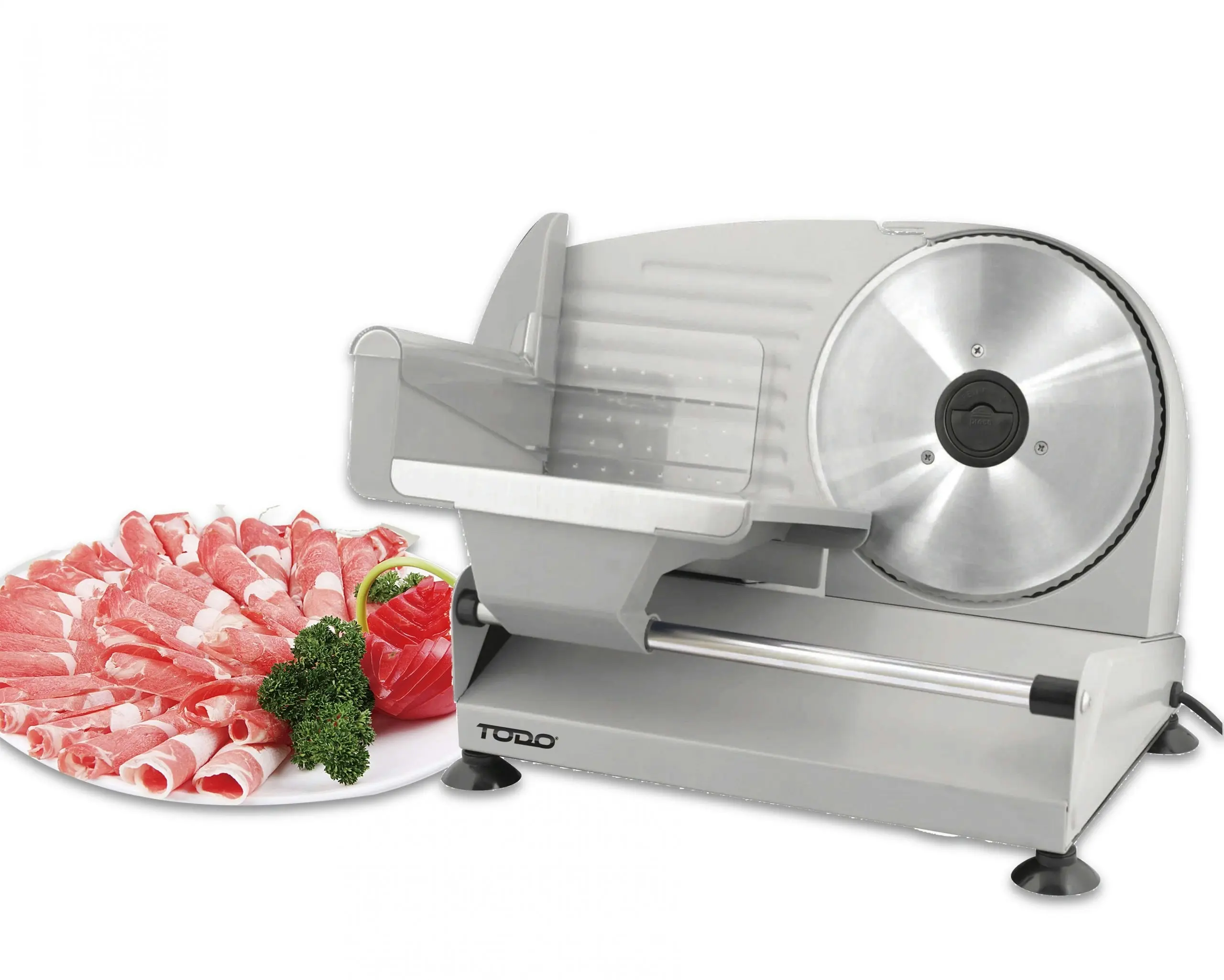 TODO 200W Electric Food Slicer Meat Slices Deli Vegetables Fruit Bread