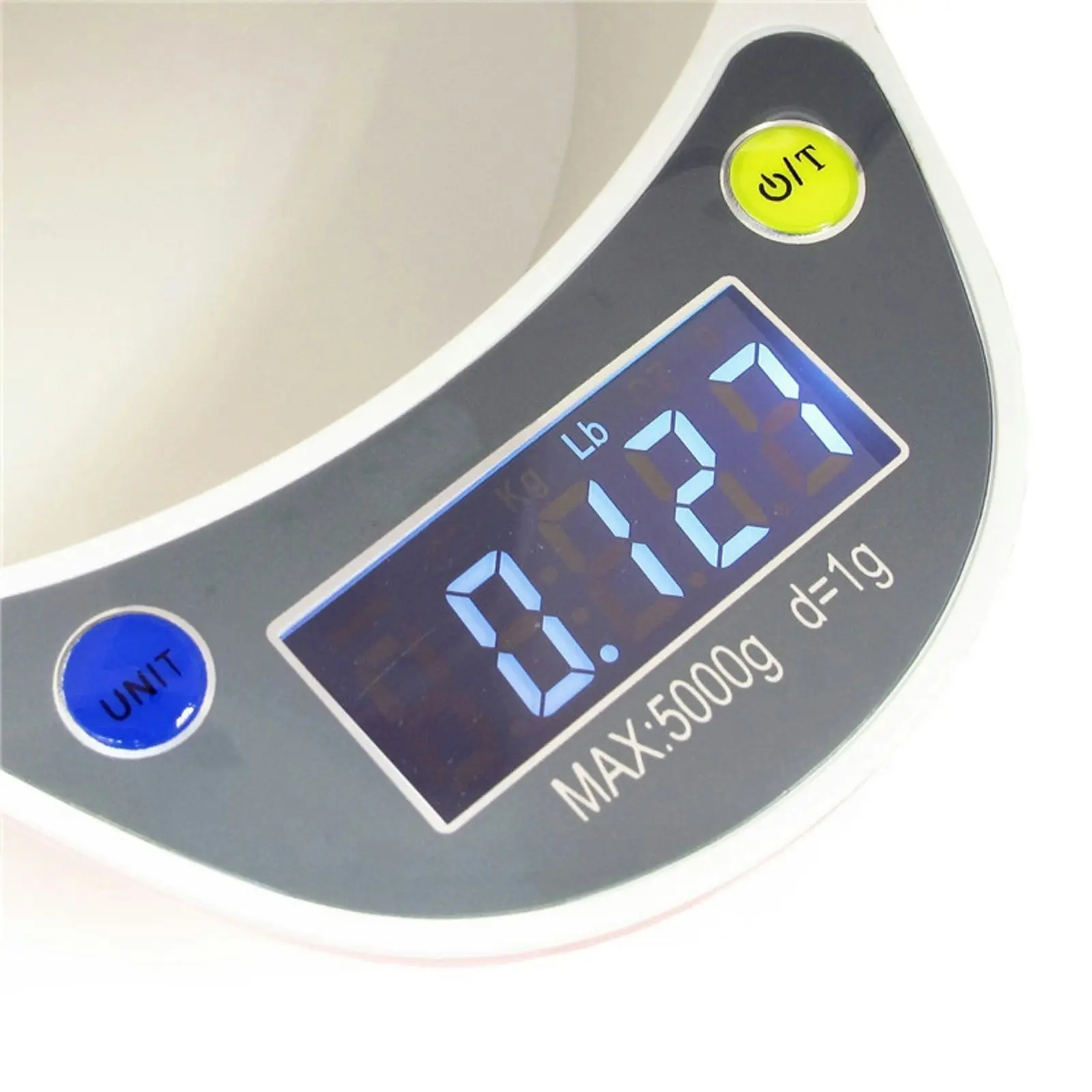 TODO 5Kg Kitchen Scale Bowl Lcd Display 1G Graduation Tray Platter Scale Scale - Green