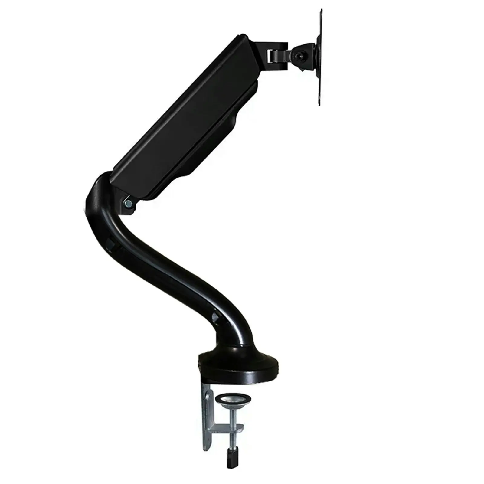 TODO Gas Spring Monitor Mount Desk Clamp Stand Bracket VESA 75-100mm up to 27 inch