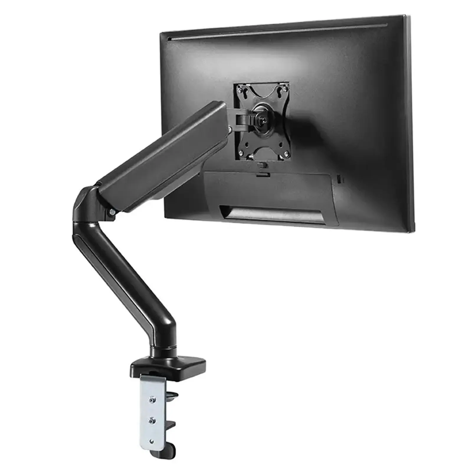 TODO Gas Spring Monitor Mount Desk Clamp Stand Bracket VESA 75-100mm up to 27 inch