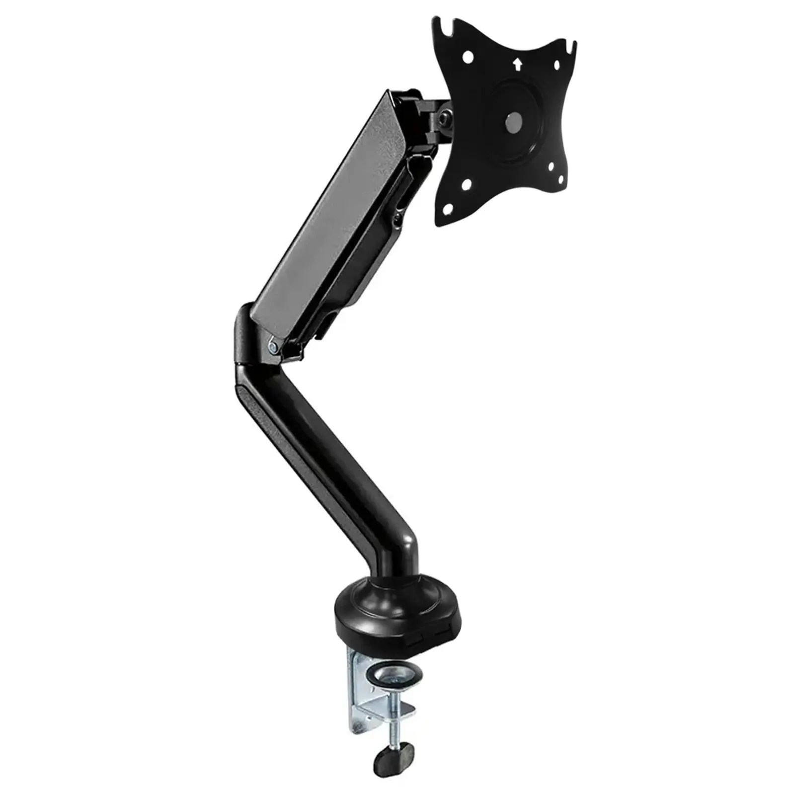 TODO Gas Spring Monitor Mount Desk Clamp Stand Bracket VESA 75-100mm up to 27 inch