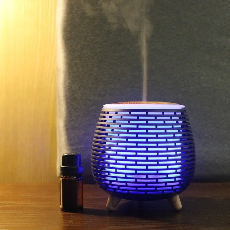 TODO 100Ml Humidifier Aromatherapy Diffuser 7 Colour Led Ultrasonic Mist - Black