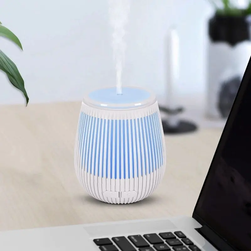 TODO 100Ml Humidifier Aromatherapy Diffuser Usb Powered 7 Colour Led - White