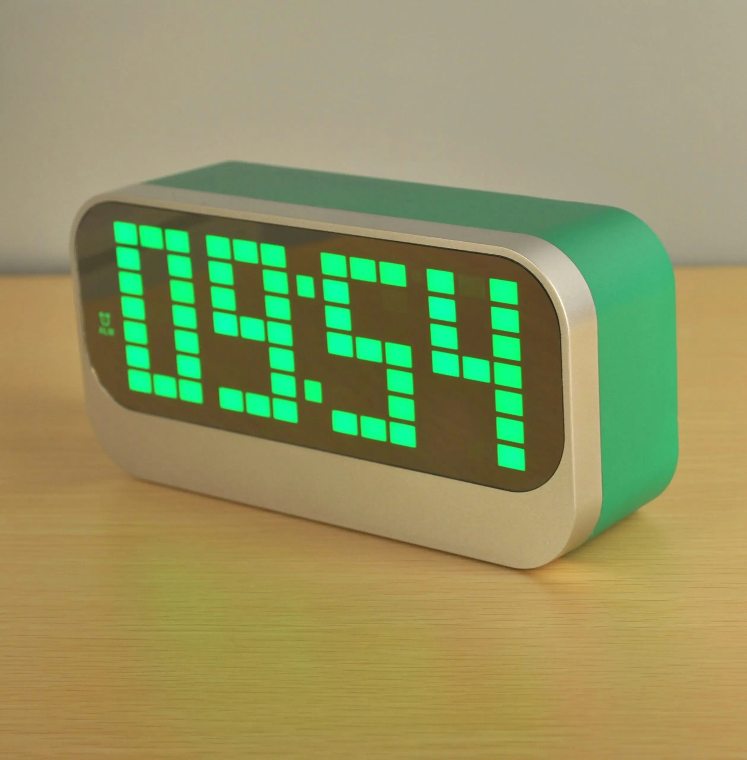 TODO Led Digital Alarm Clock Large Display Usb Powered Green