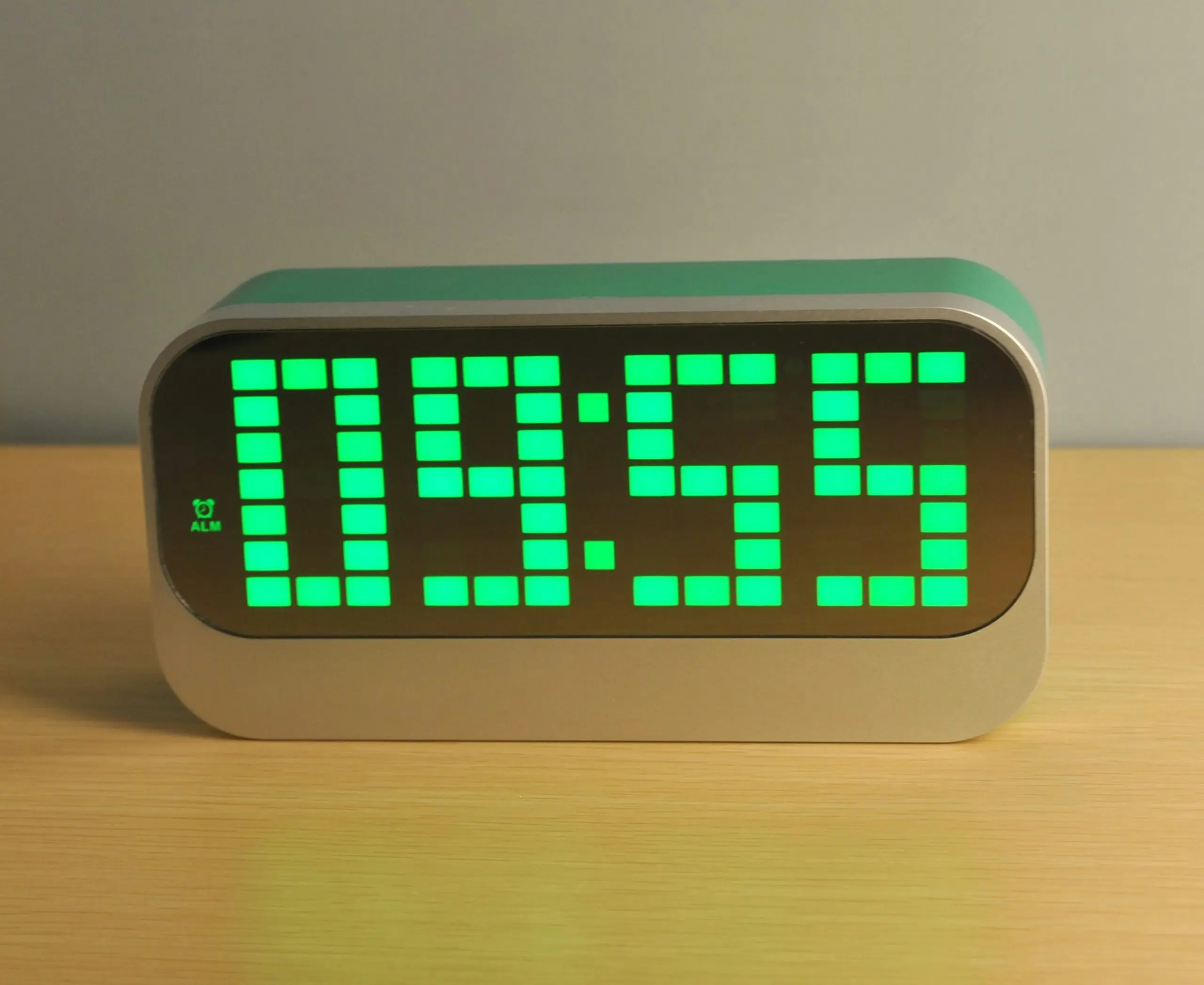 TODO Led Digital Alarm Clock Large Display Usb Powered Green