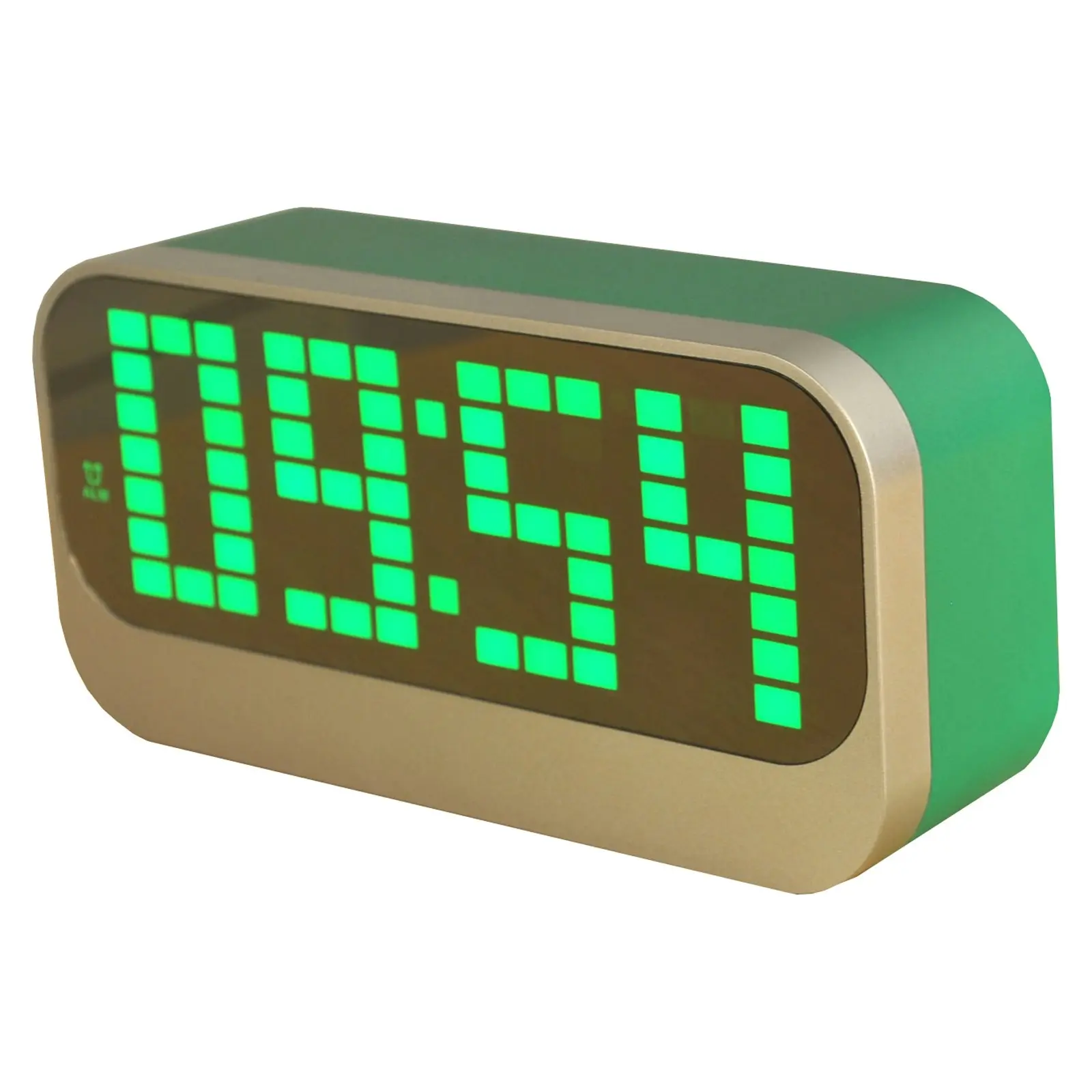 TODO Led Digital Alarm Clock Large Display Usb Powered Green