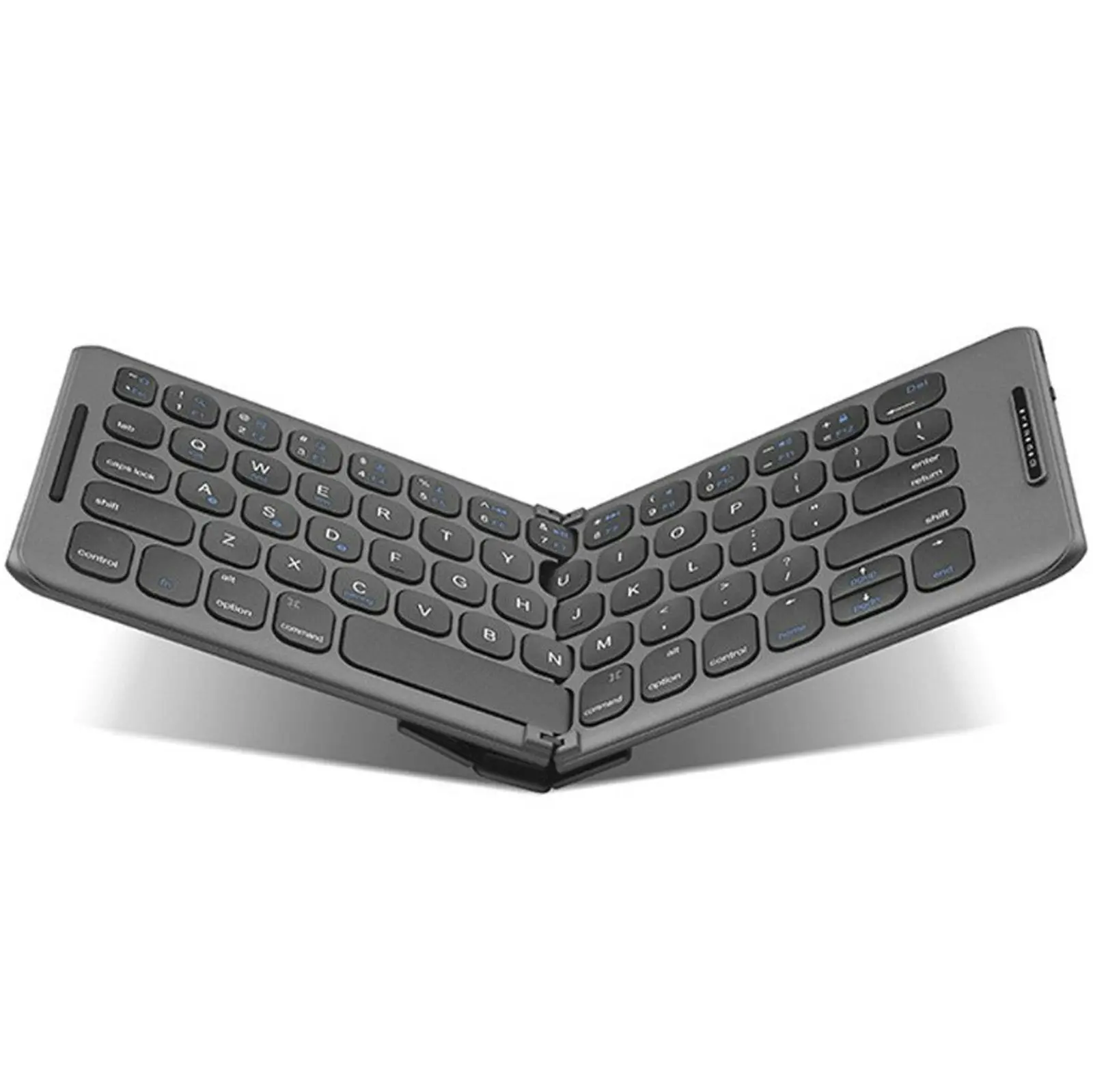 TODO Folding Bluetooth Wireless Keyboard Mac Windows Android USB BT 3 Channel