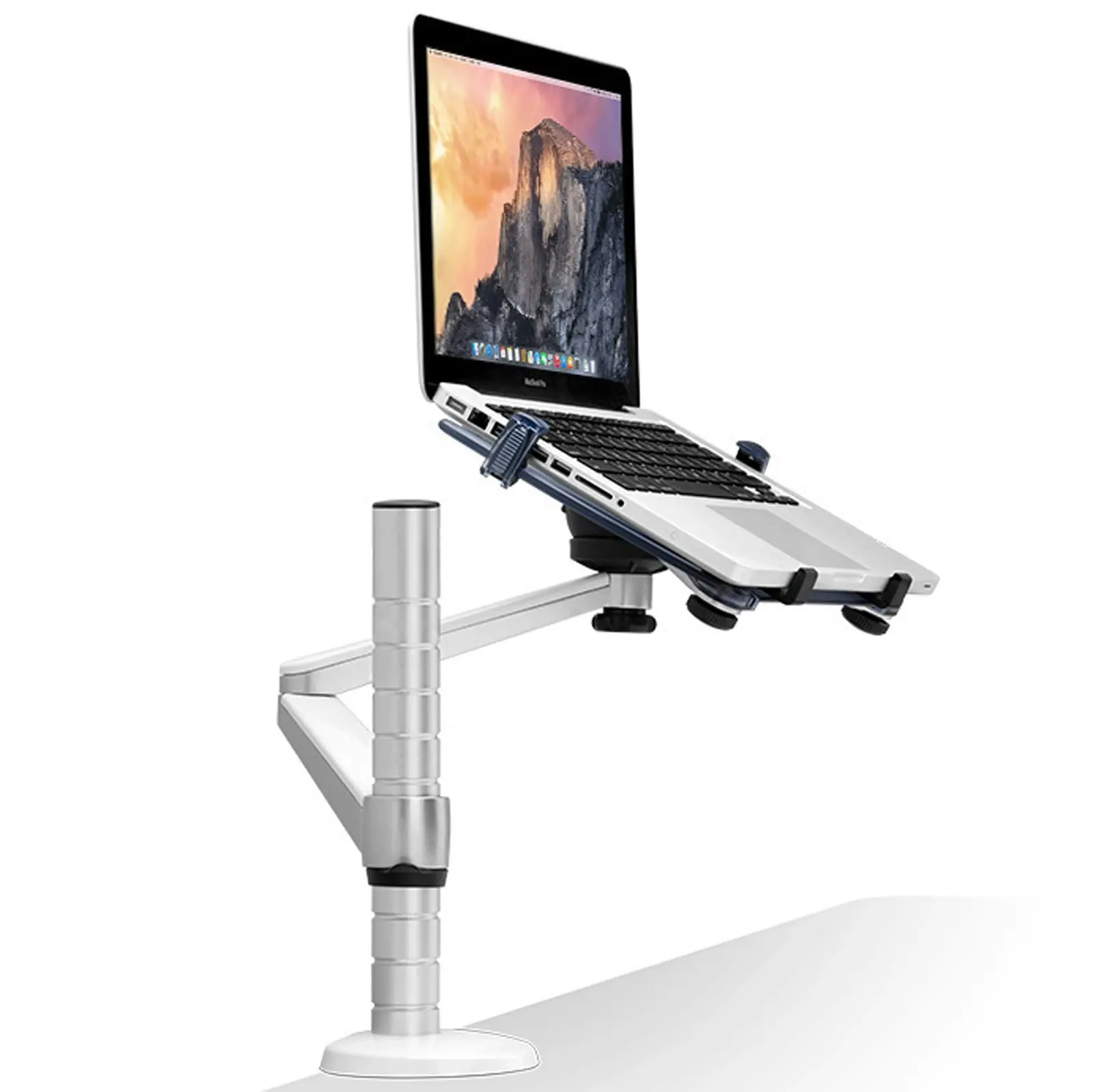 TODO Aluminium Single Arm Laptop or Tablet Stand Desk Clamp Mount Bracket