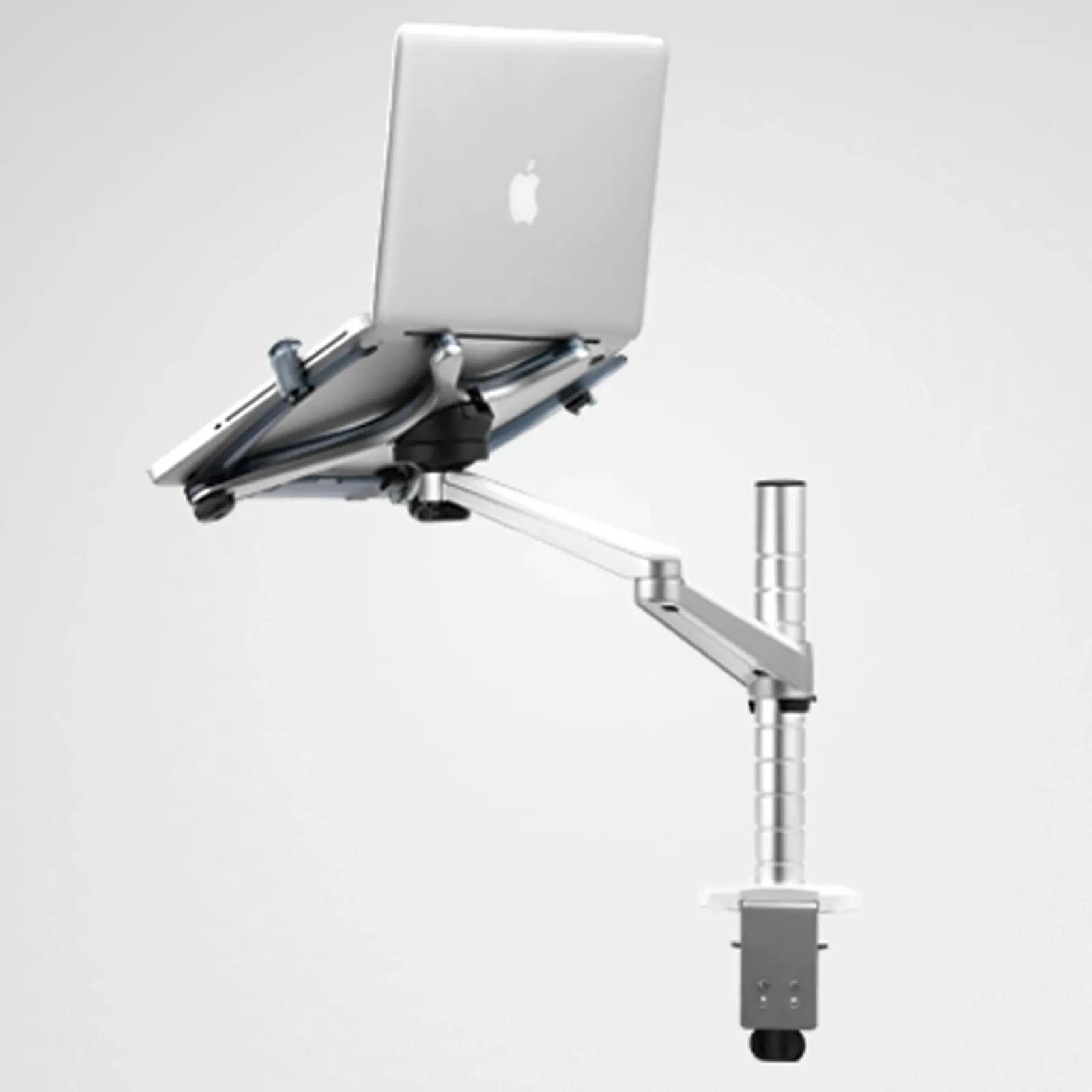 TODO Aluminium Single Arm Laptop or Tablet Stand Desk Clamp Mount Bracket