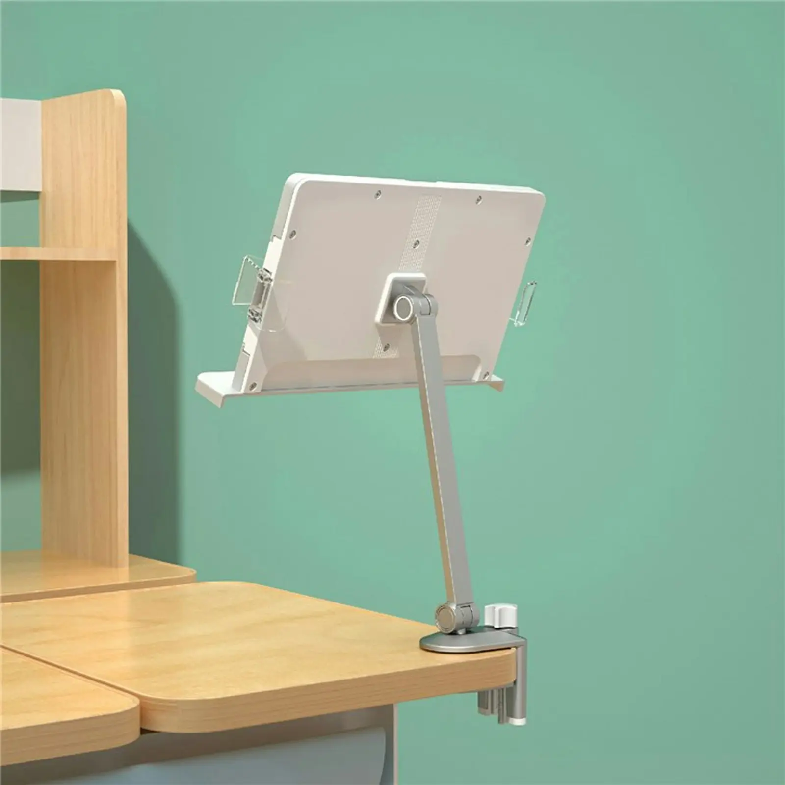 TODO Aluminium Universal Book Stand Mount Holder Tablet Phone Bracket C Clamp Base