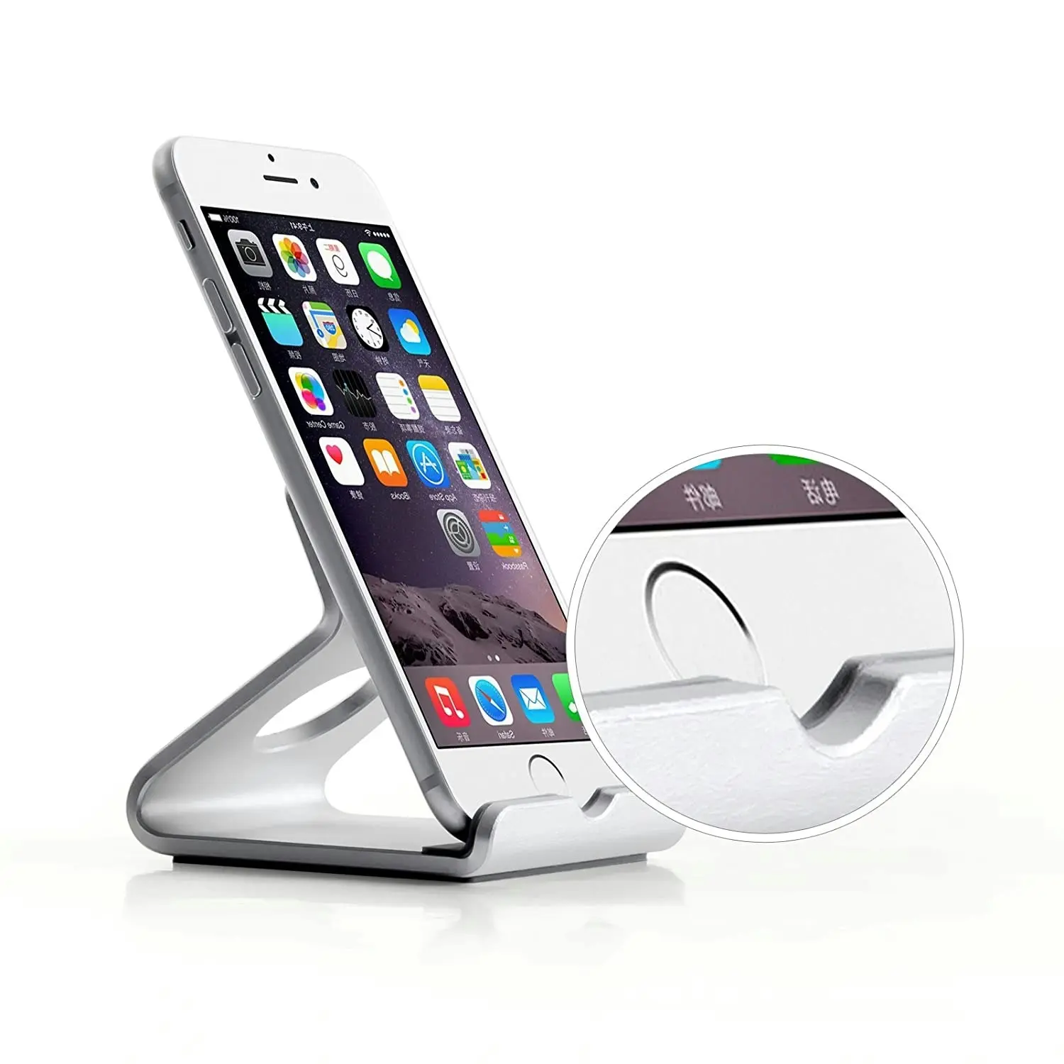 TODO Aluminium Alloy 3.5 - 7" Mobile Phone Tablet Stand Mount Holder iPad iPhone Anti-Slip