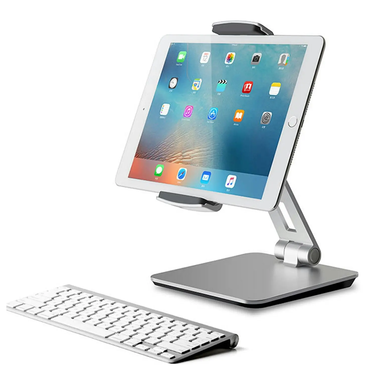 TODO Aluminium Foldable Tablet Stand Mount Holder Bracket iPhone iPad 4" - 14"