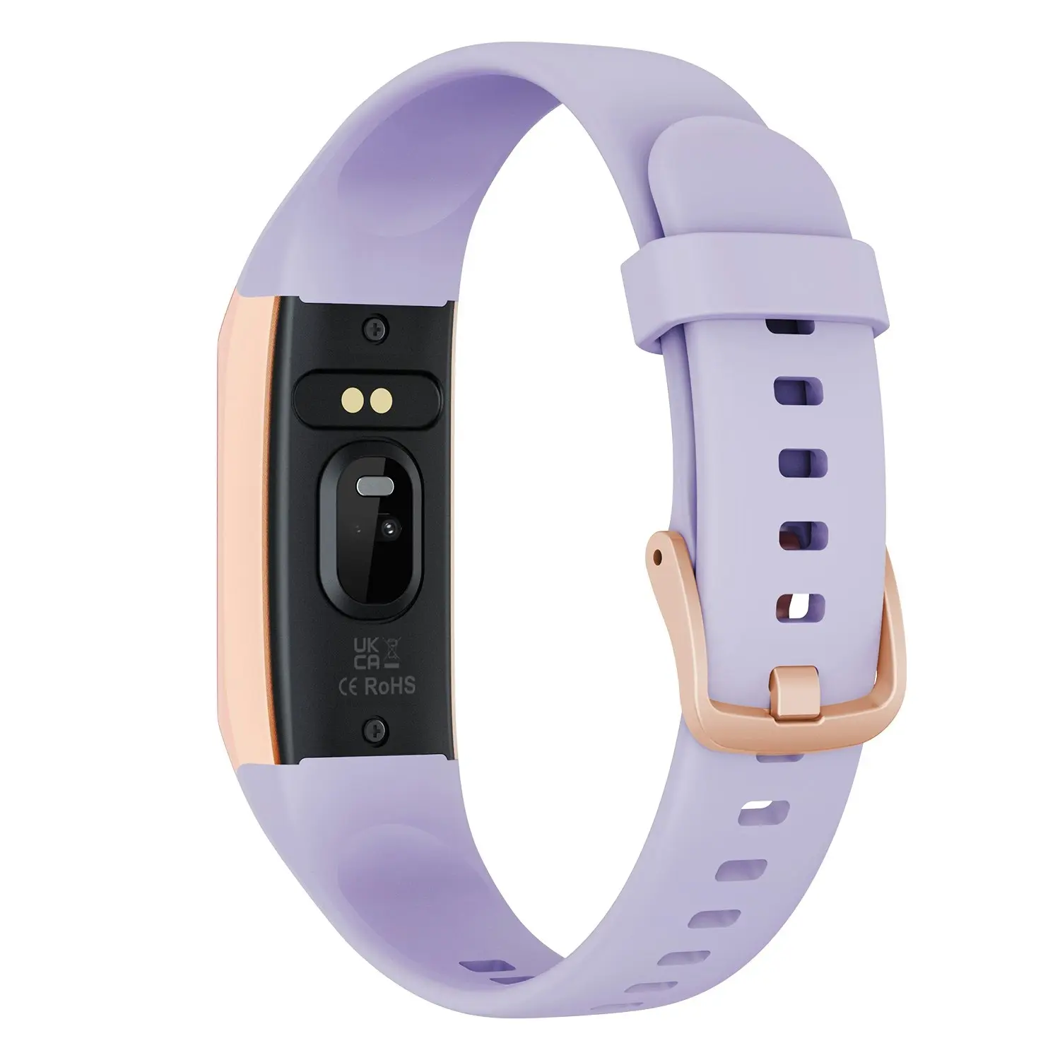 TODO Fitness Tracker Smart Watch BT 5.0 Body Thermometer Temperature BPM Monitor - Purple