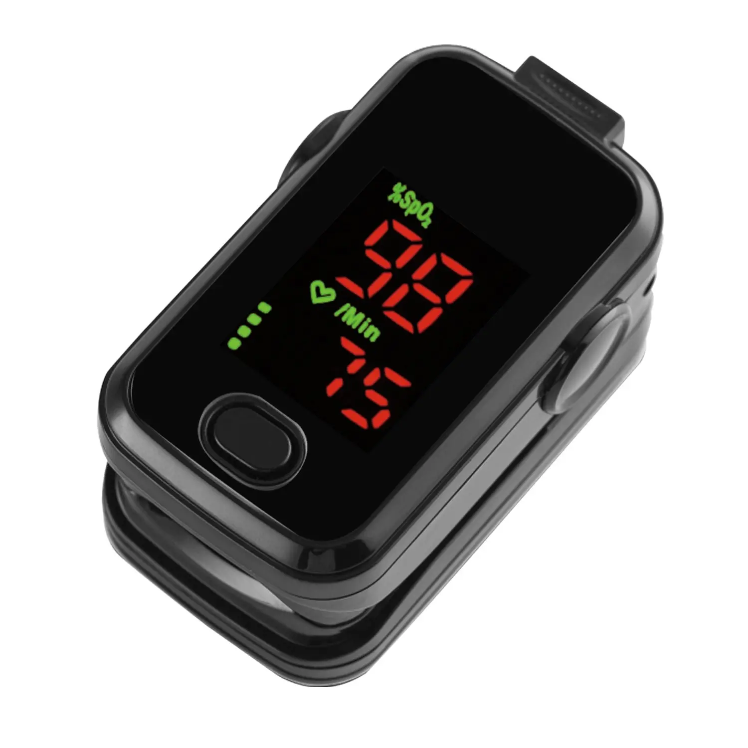 Fingertip Pulse Oximeter Hemoglobin Saturation Monitor Spo2