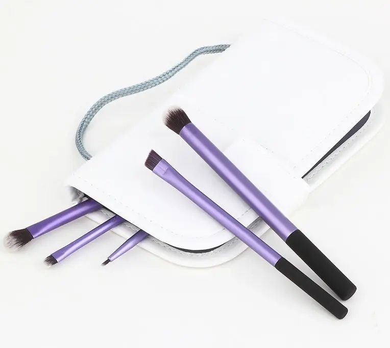 5 Pc Eye Definition Makeup Brush Set Brushes with Case