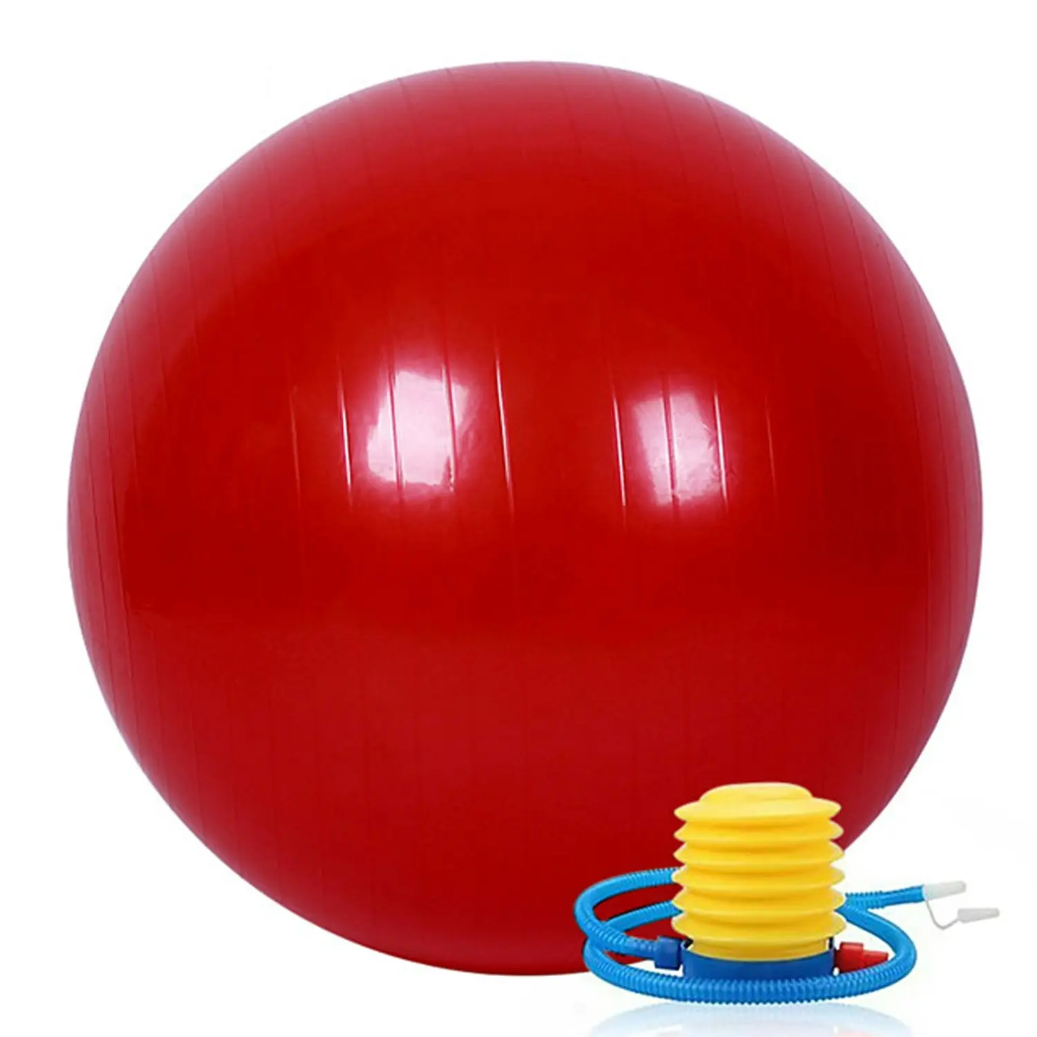 55cm Exercise Ball Yoga Gym Home Exercise Pilates Equipment Fitness Ball