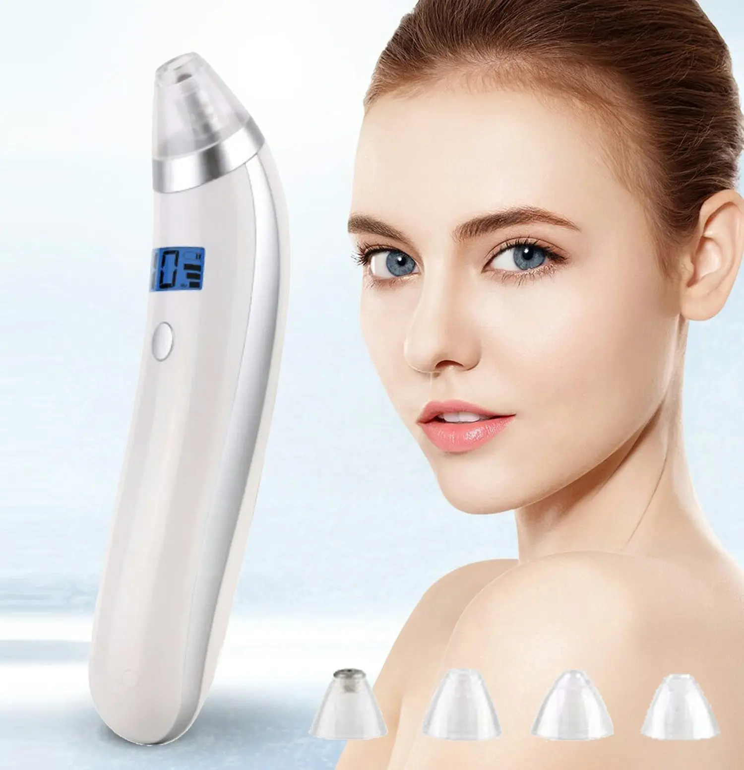 4 In 1 Electric Facial Skin Care Pore Blackhead Remover Acne Cleanser Vacuum Extractor