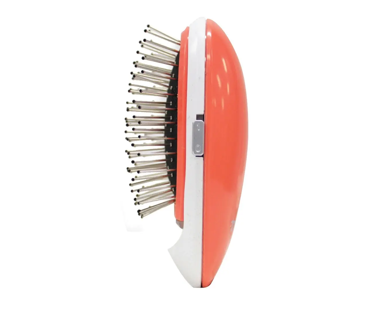 TODO Ionic Straightening Styling Hair Brush Smooth Silky Hair Stainless Steel Peach