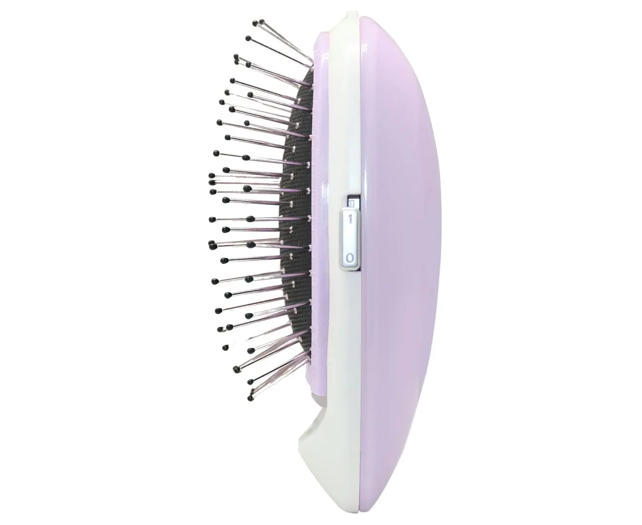 TODO Straightening Ionic Hair Brush Smooth Silky Hair Stainless Steel Lavender