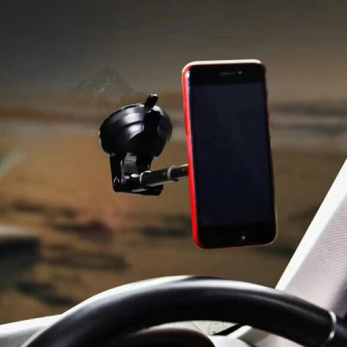 Universal Magnetic Car Suction Mount Quick Snap Dash Mobile Smart Phone Mount