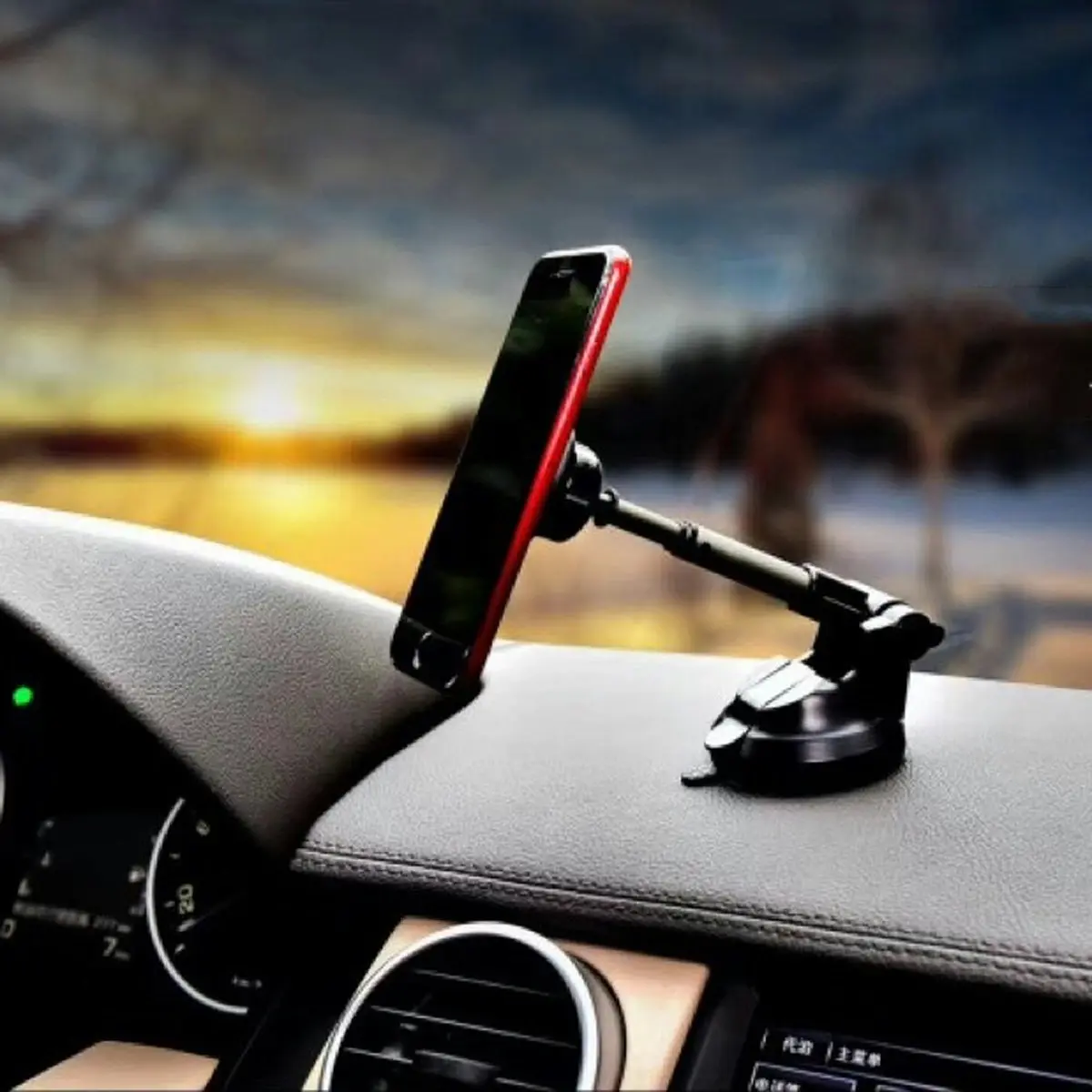 Universal Magnetic Car Suction Mount Quick Snap Dash Mobile Smart Phone Mount