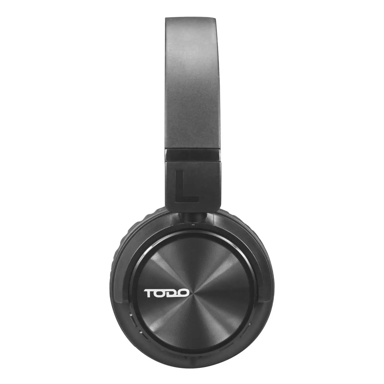 TODO Stereo Bluetooth 5.0 Headphones Earphones Rechargeable Battery Neodymium Driver - Black