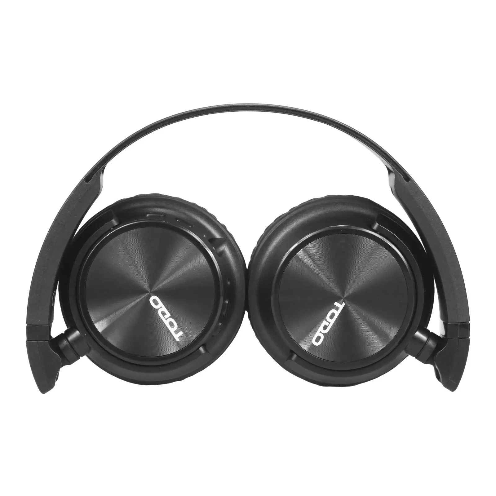 TODO Stereo Bluetooth 5.0 Headphones Earphones Rechargeable Battery Neodymium Driver - Black