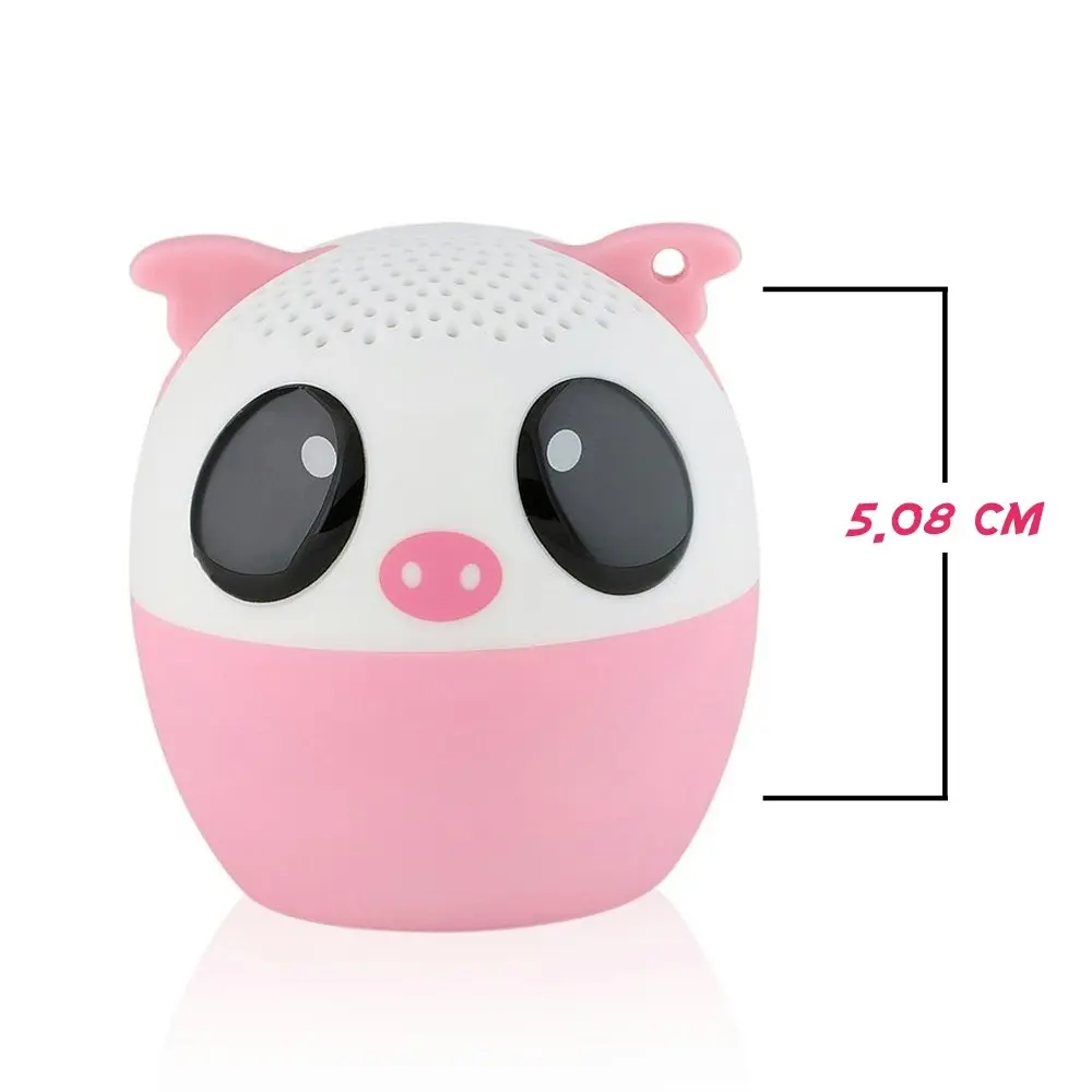 Bluetooth V4.1 Mini Animal Speaker Portable Rechargeable Handsfree Shutter Pig