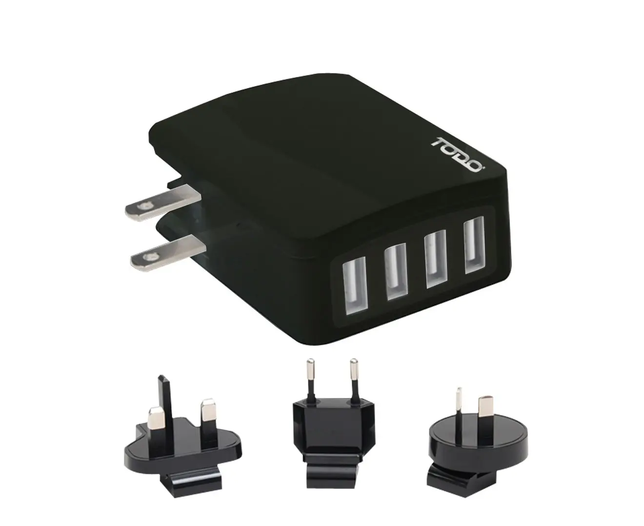 4 Port Usb Universal Travel Charger Adapter Fast Charge Au Eu Uk Us International