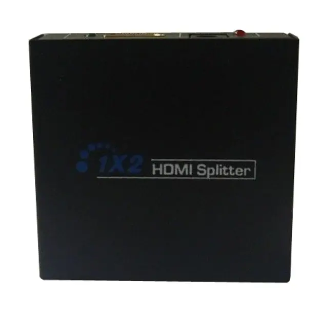 Hdmi 1 To 2F Splitter 1080P Hd Box Powered Distribution Black