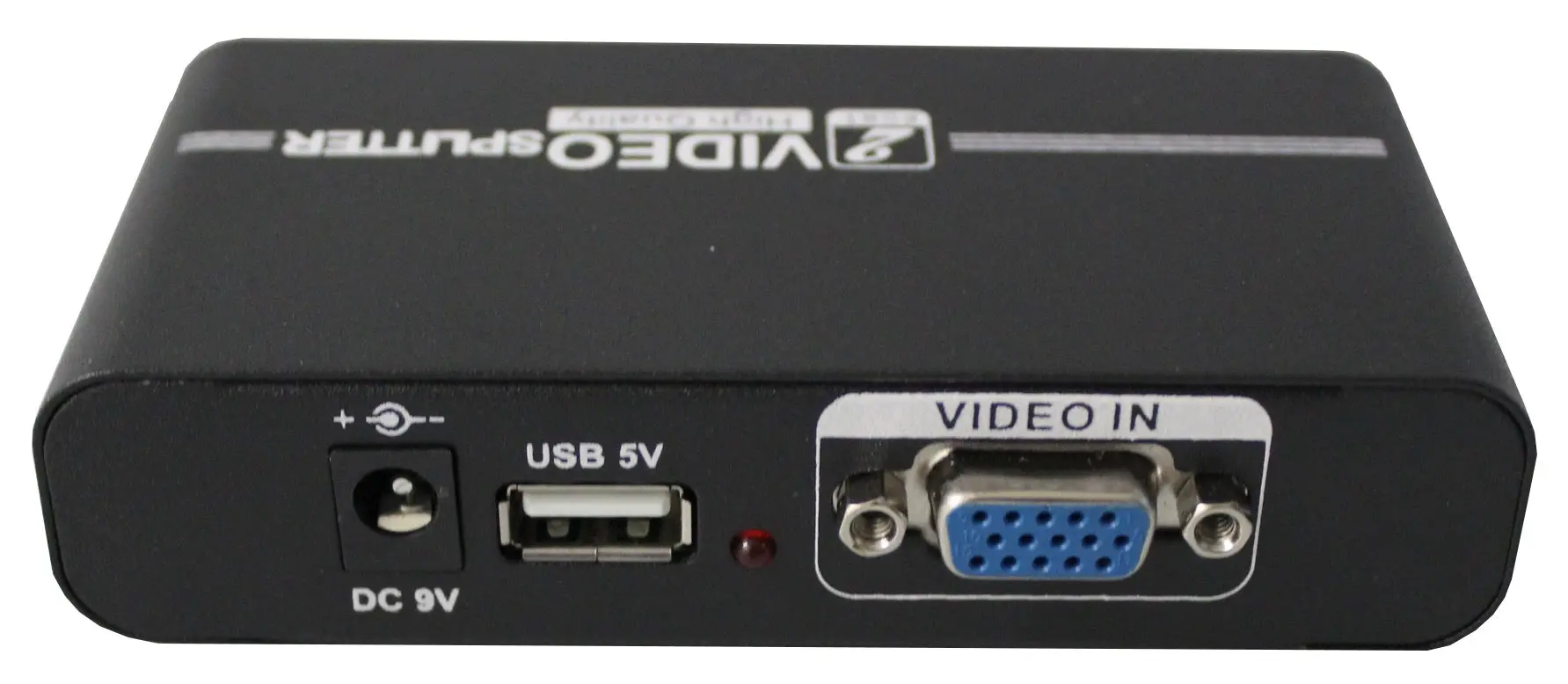 1 To 2 Port Vga Splitter High Resolution Support 1920 X 1440 550Mhz Video 102A