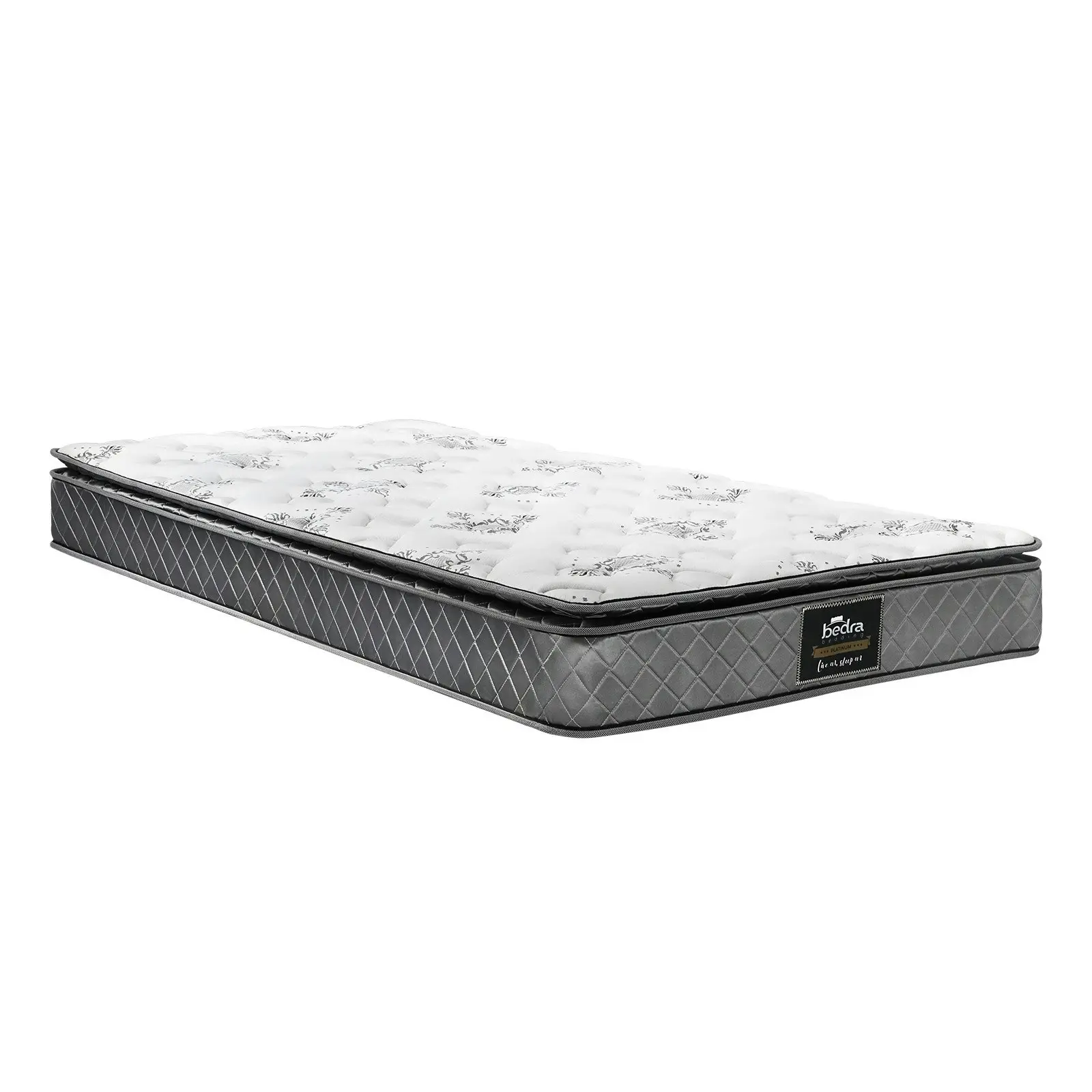 Bedra Single Mattress Breathable Luxury Bed Bonnell Spring Foam Medium 21cm