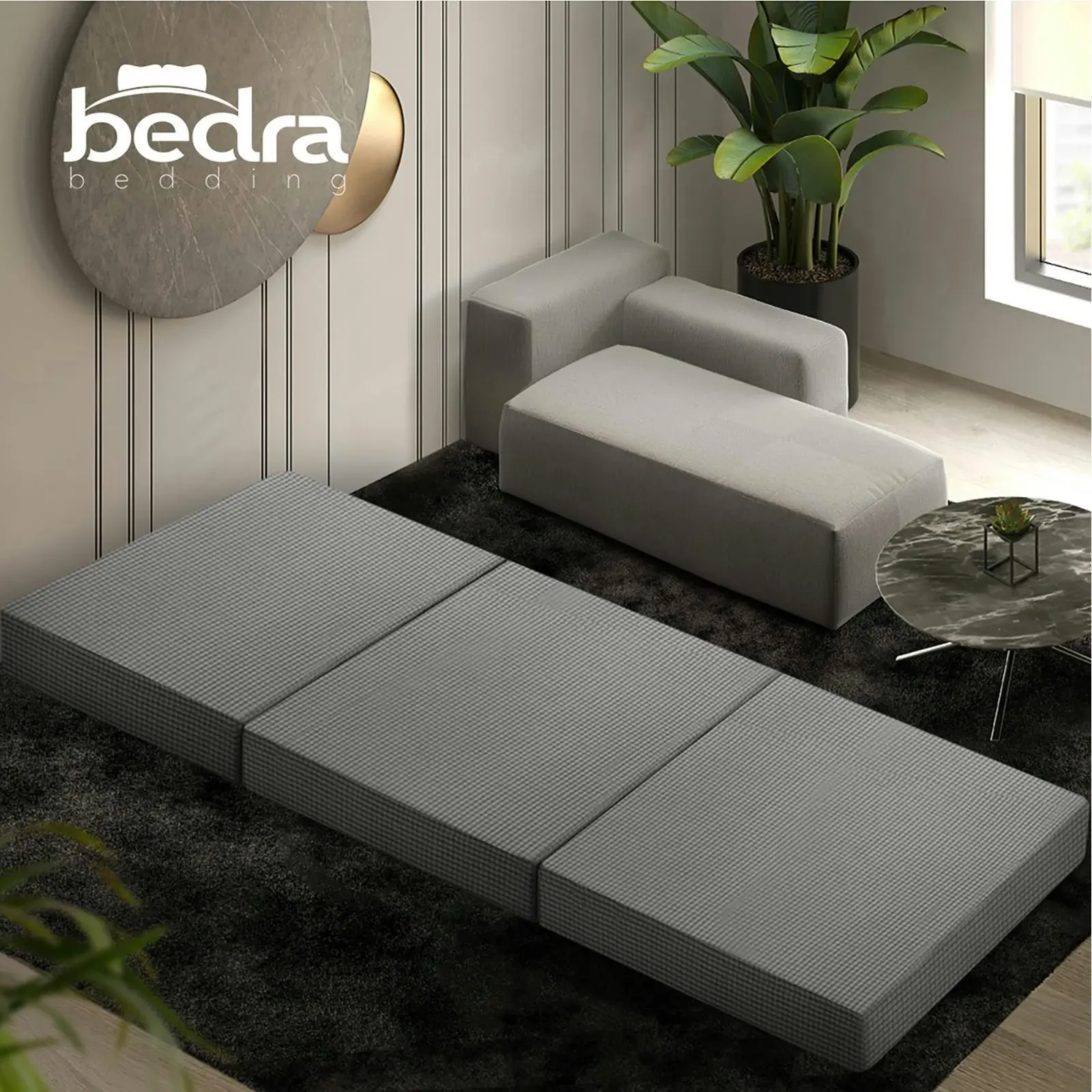 Bedra Folding Foam Mattress Single Sofa Bed Foldable Camping Mat