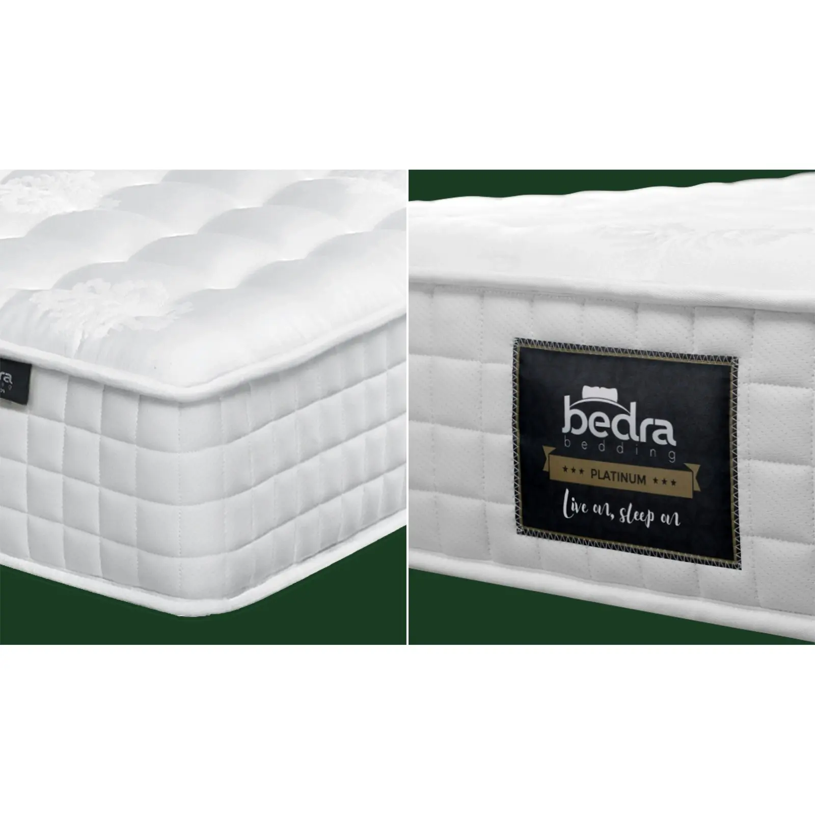 Bedra Mattress Single Bed Luxury Tight Top Pocket Spring Foam Medium Firm 27cm