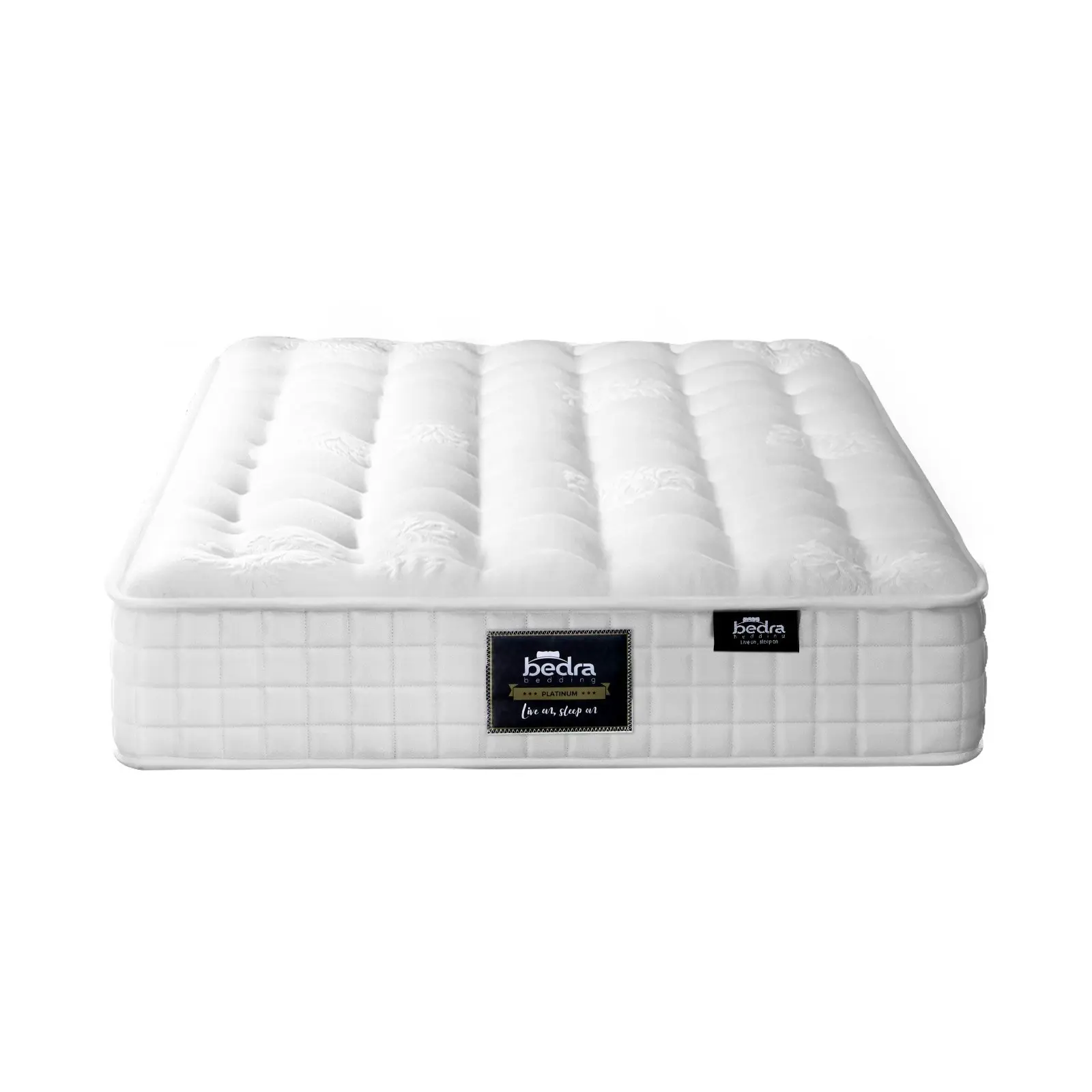 Bedra Mattress King Single Bed Luxury Tight Top Pocket Spring Foam Medium 27cm