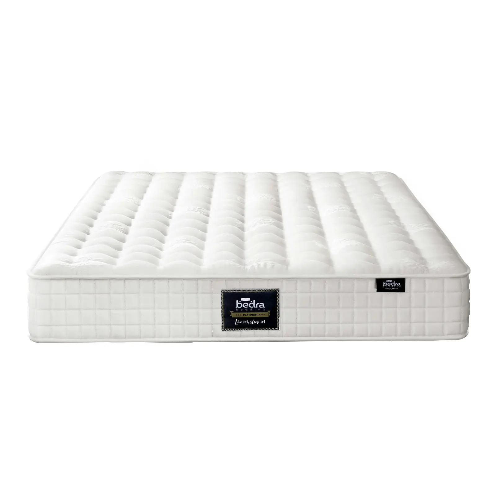 Bedra Mattress Double Bed Luxury Tight Top Pocket Spring Foam Medium Firm 27cm