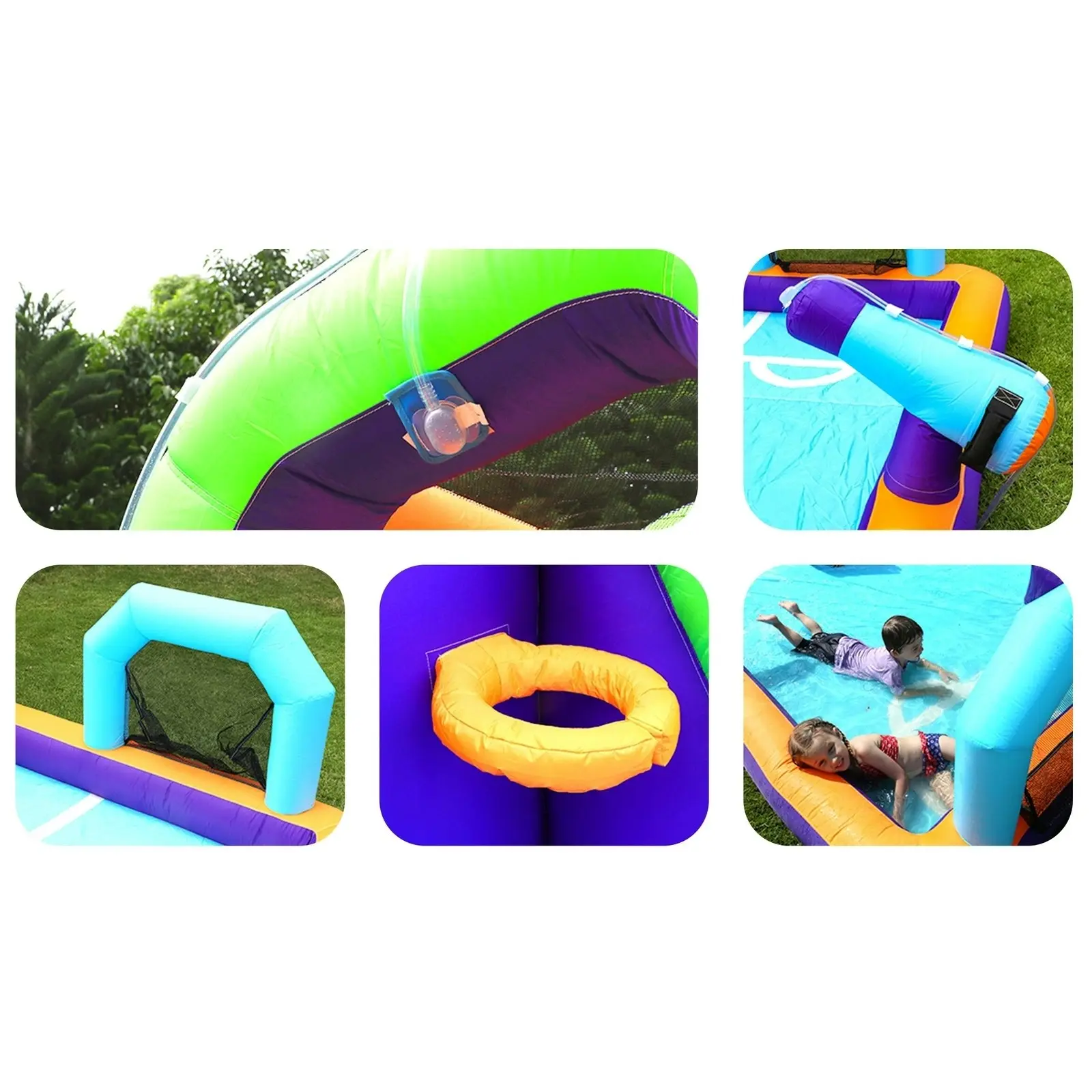 AirMyFun Inflatable Water Slide Bounce House Jumping Castle Park Play Pool Gift