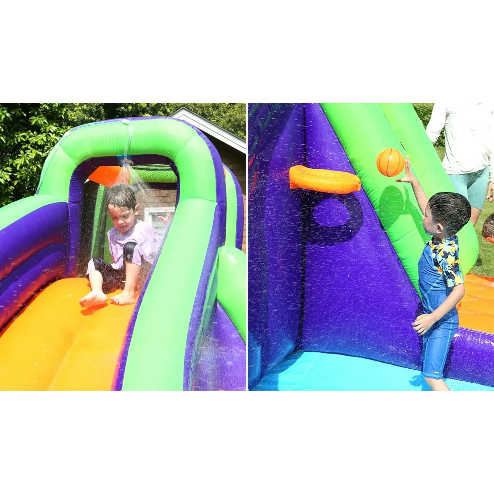 AirMyFun Inflatable Water Slide Bounce House Jumping Castle Park Play Pool Gift