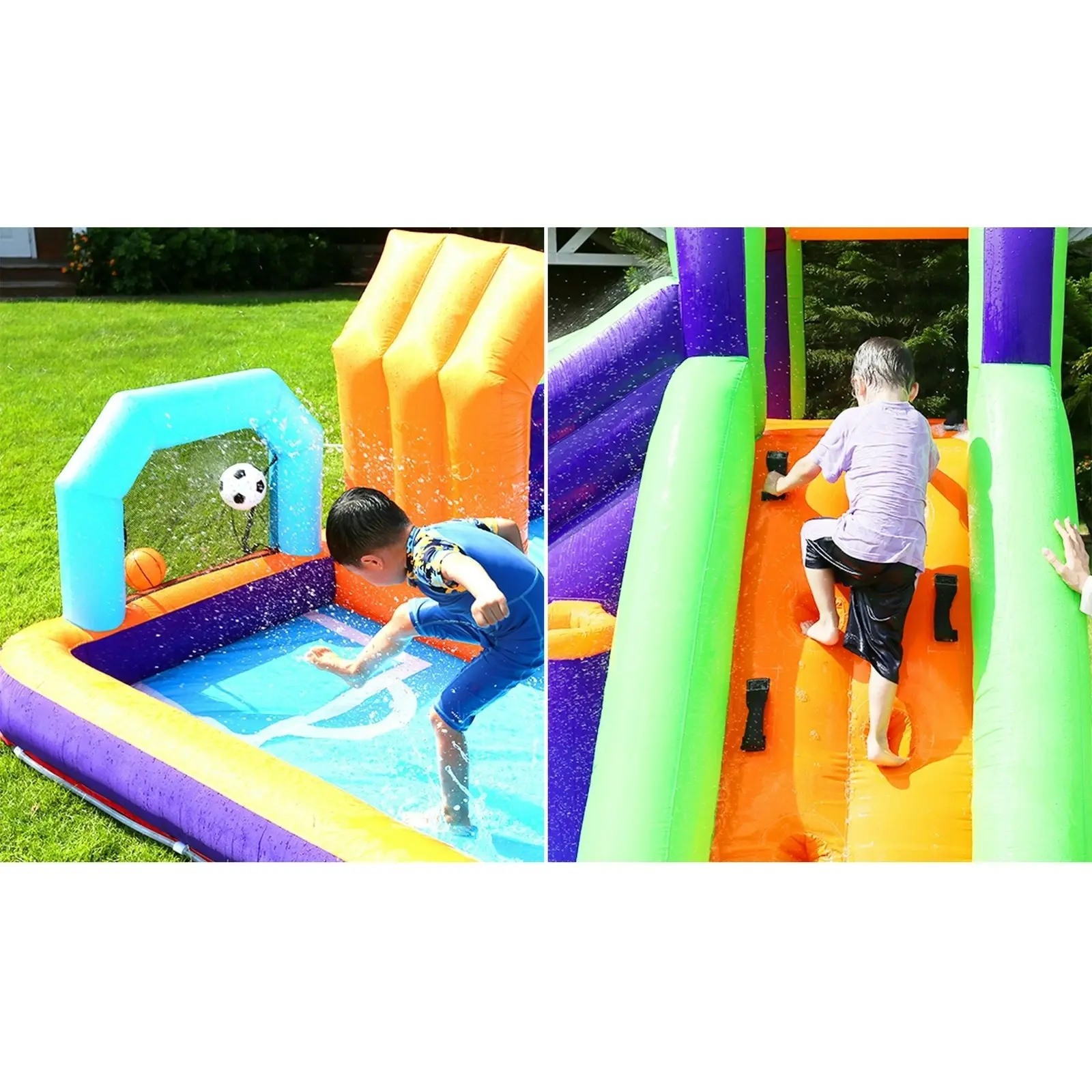 AirMyFun Inflatable Water Slide Bounce House Jumping Castle Park Play Pool Gift