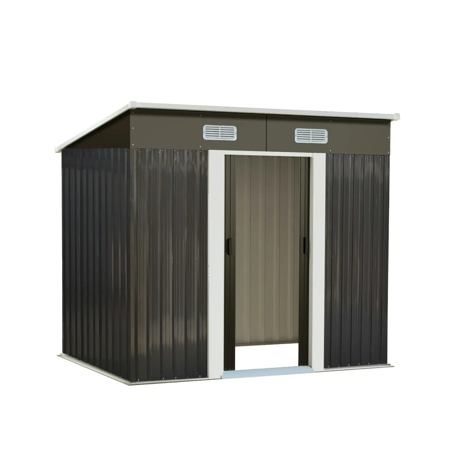 Livsip Garden Shed Outdoor Storage Sheds 1.94x1.21M Workshop Cabin Metal House