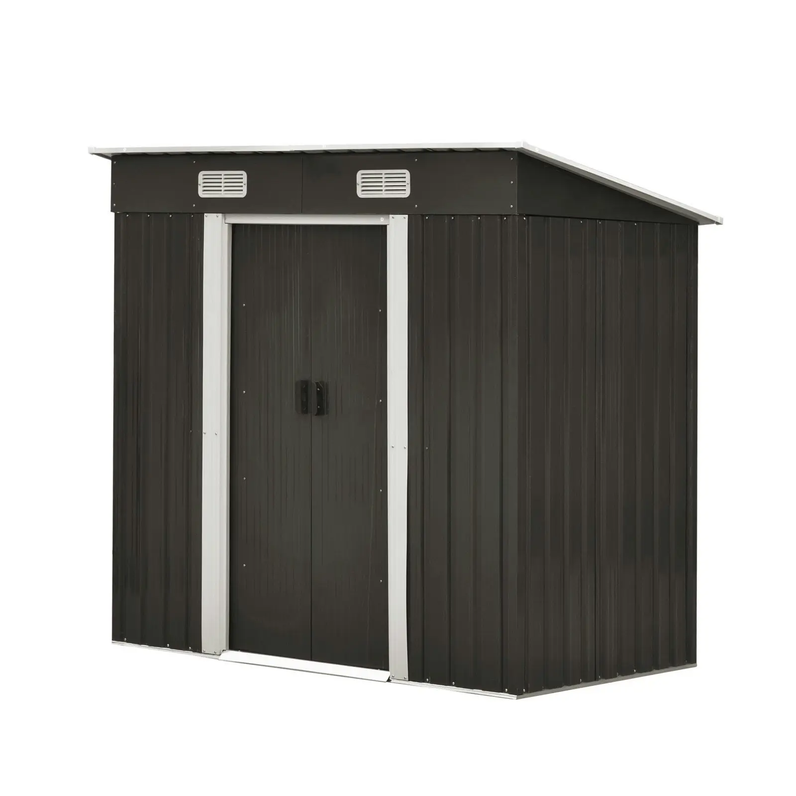 Livsip Garden Shed Outdoor Storage Sheds 1.94x1.21M Workshop Cabin Metal House