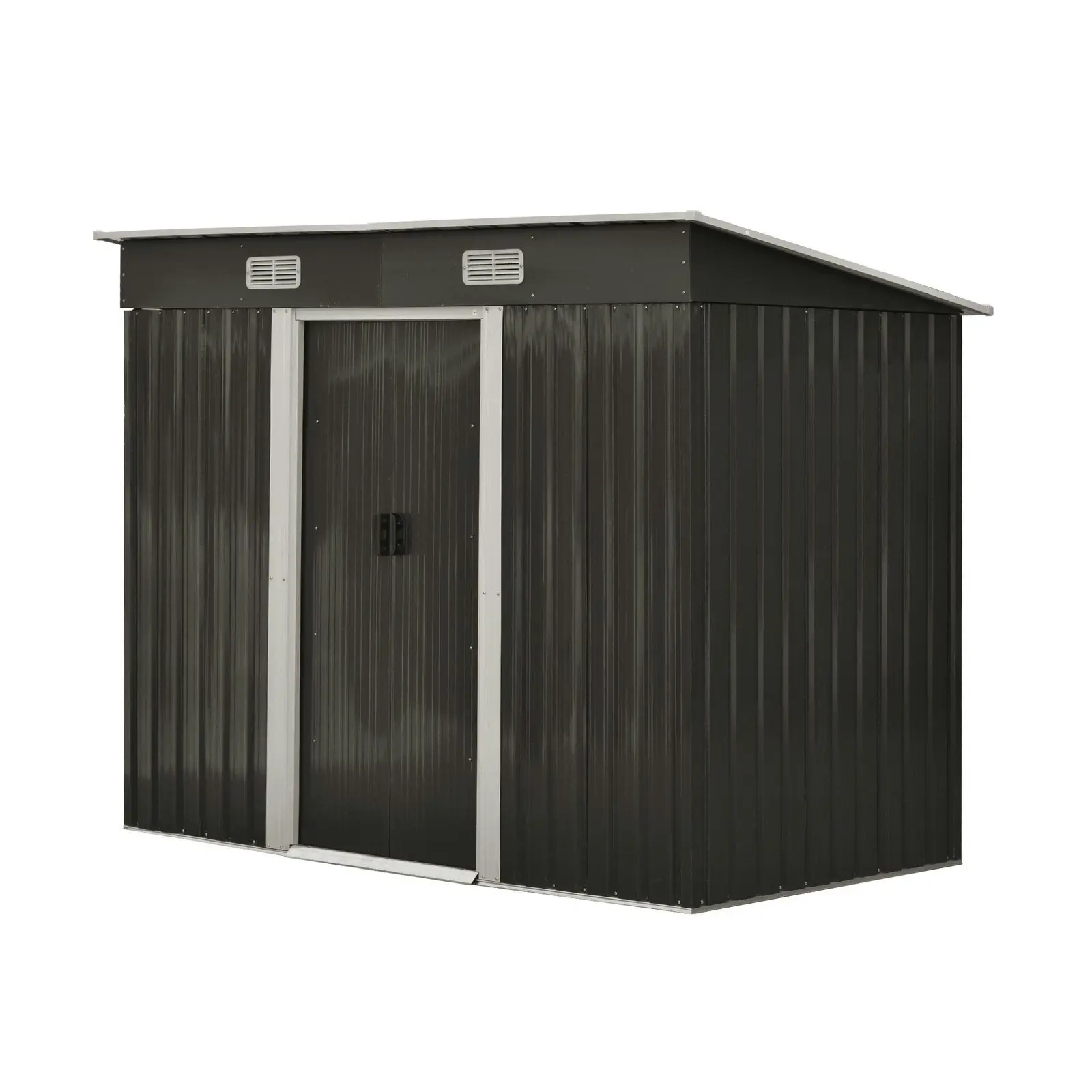 Livsip Garden Shed Outdoor Storage Sheds 2.38x1.31M Workshop Cabin Metal Base