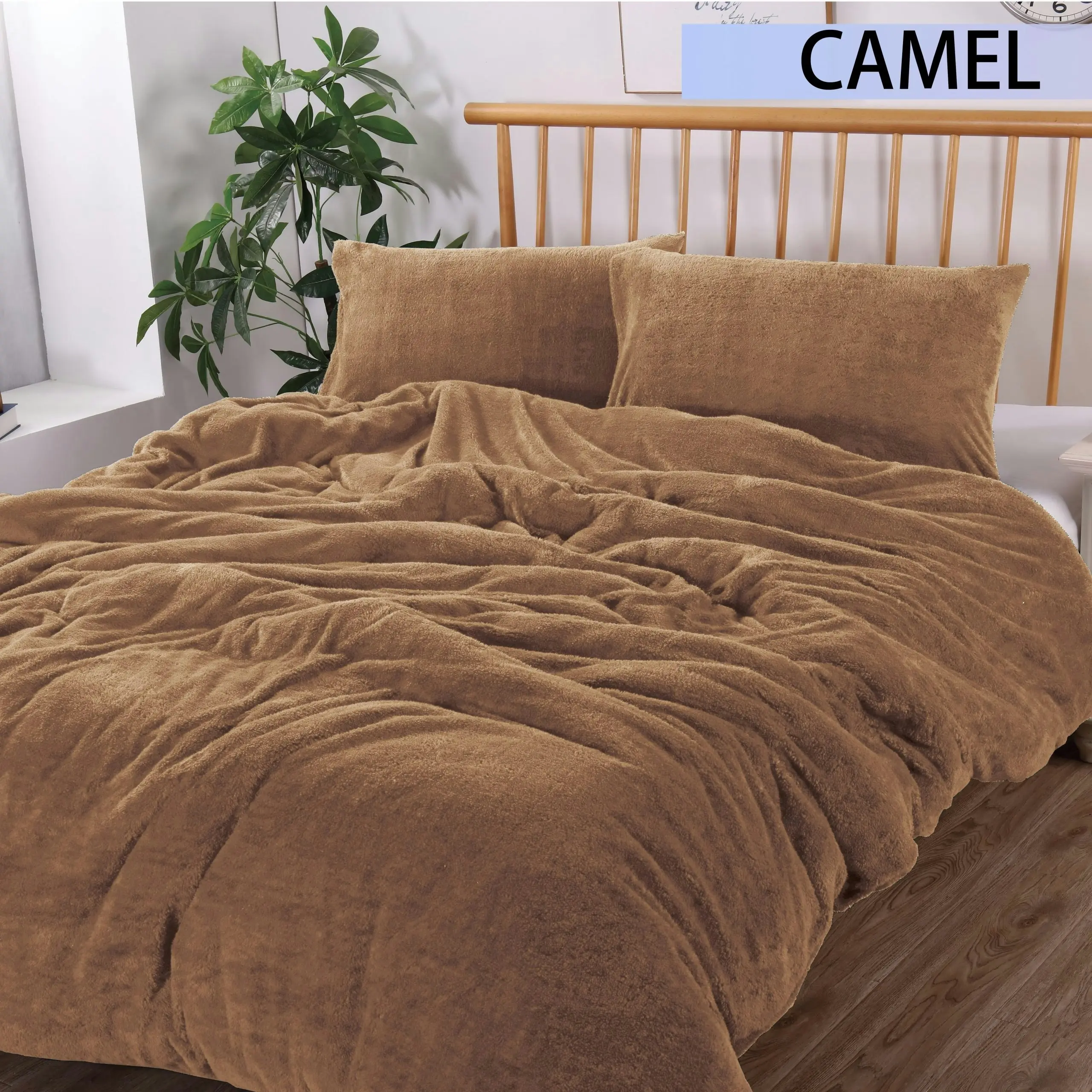 Ramesses Teddy Fleece Duvet Cover Set