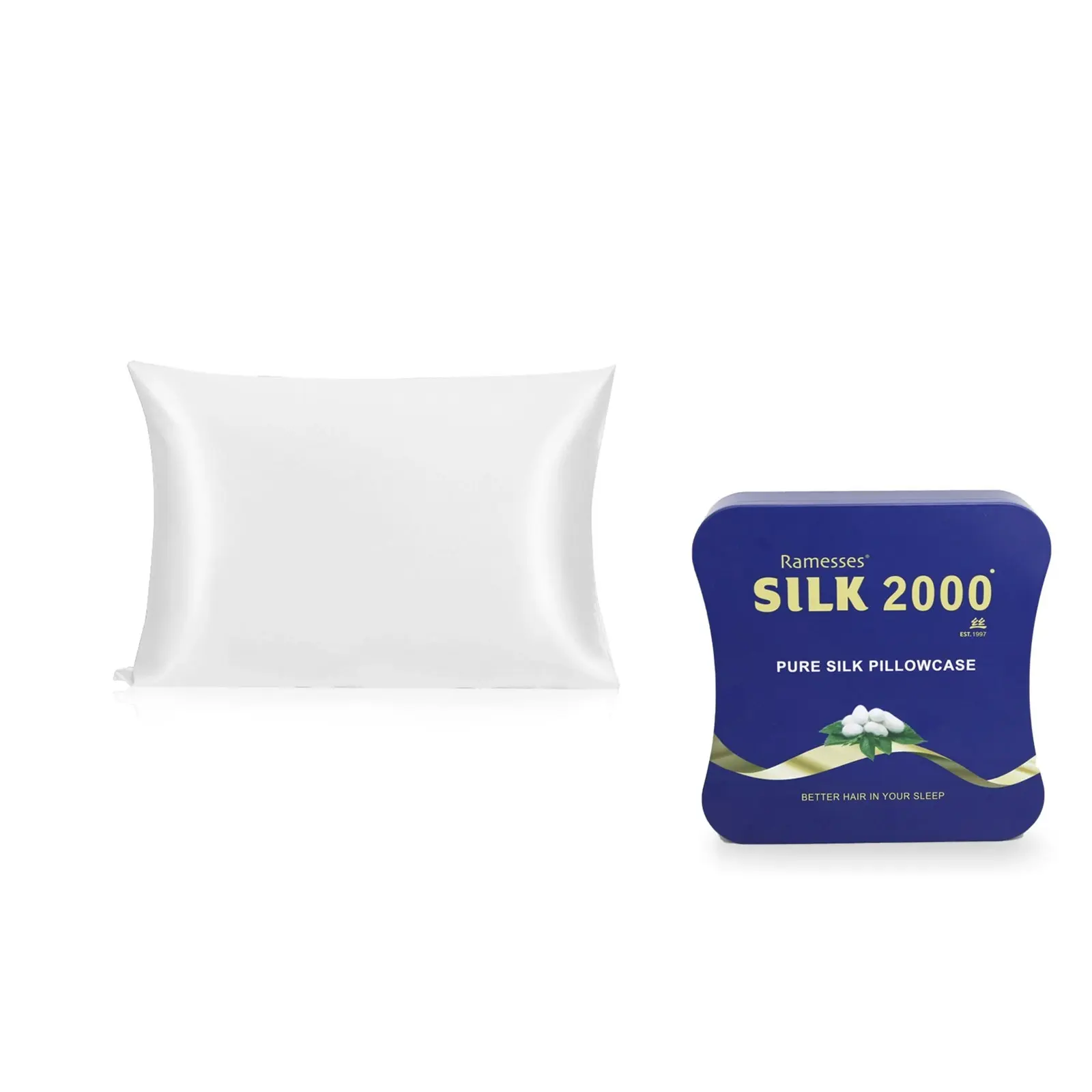 Ramesses Cooling Mulberry Silk Pillowcase&EyeMask