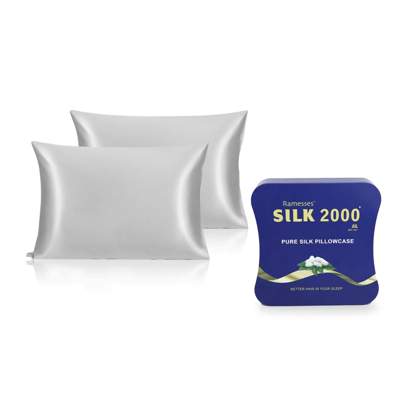 Ramesses Cooling Mulberry Silk Pillowcase&EyeMask