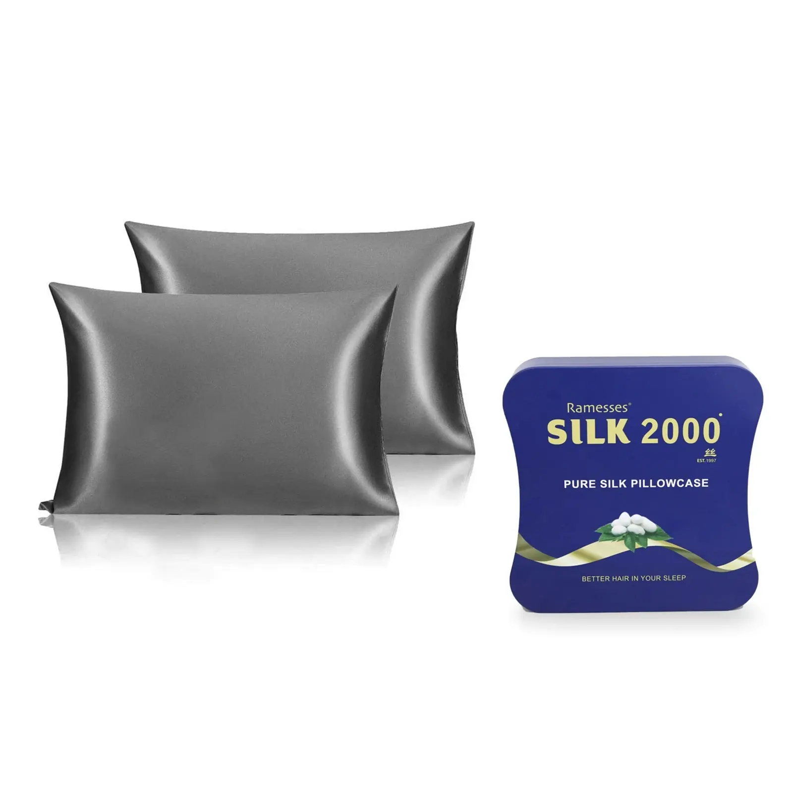 Ramesses Cooling Mulberry Silk Pillowcase&EyeMask